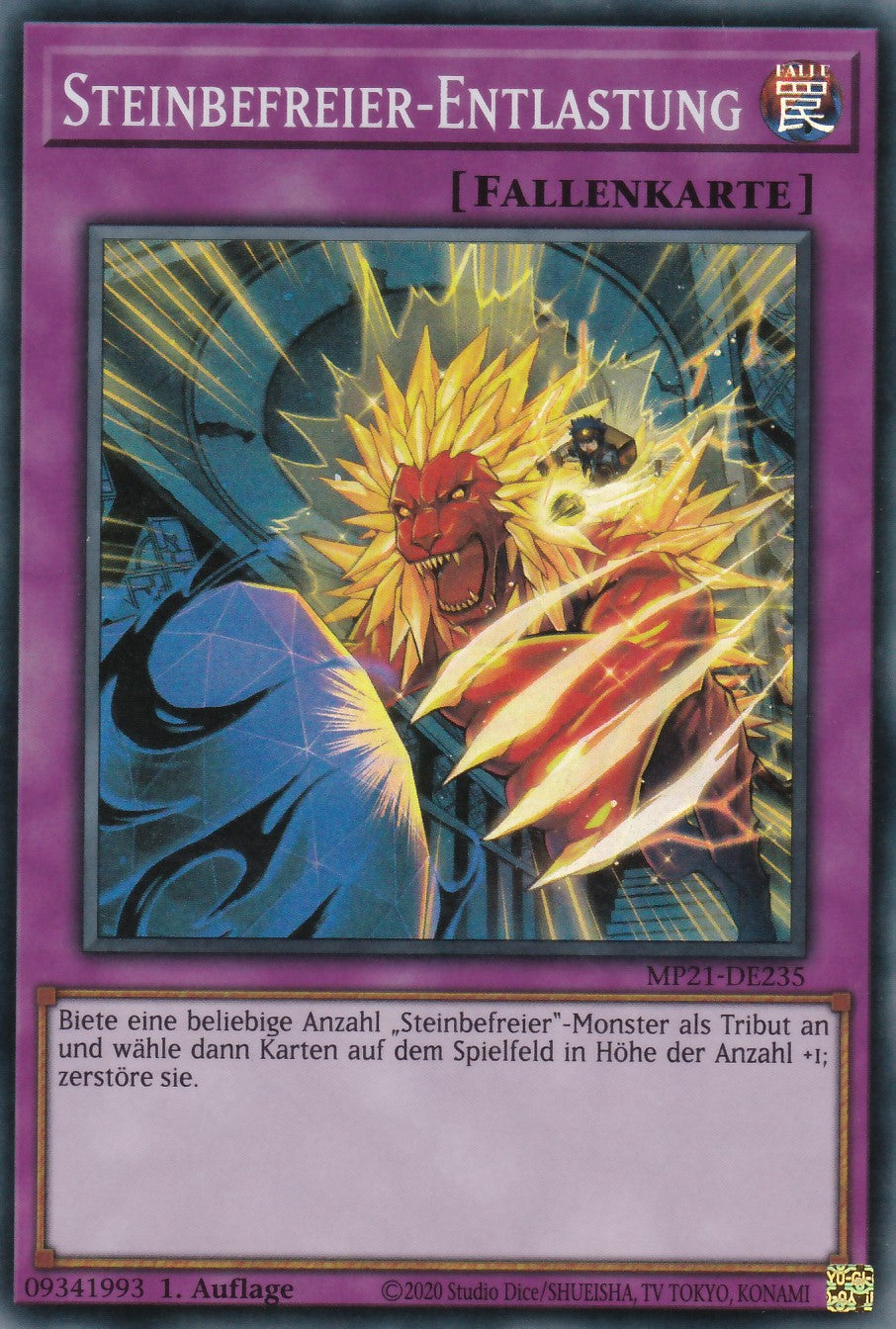 Steinbefreier-Entlastung - MP21-DE235 - Super Rare - Deutsch - 1. Auflage - 2021 Tin of Ancient Battles