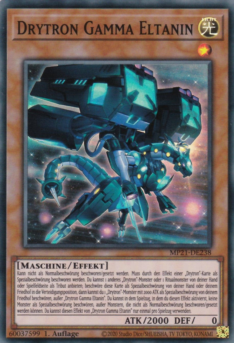 Drytron Gamma Eltanin - MP21-DE238 - Super Rare - Deutsch - 1. Auflage - 2021 Tin of Ancient Battles