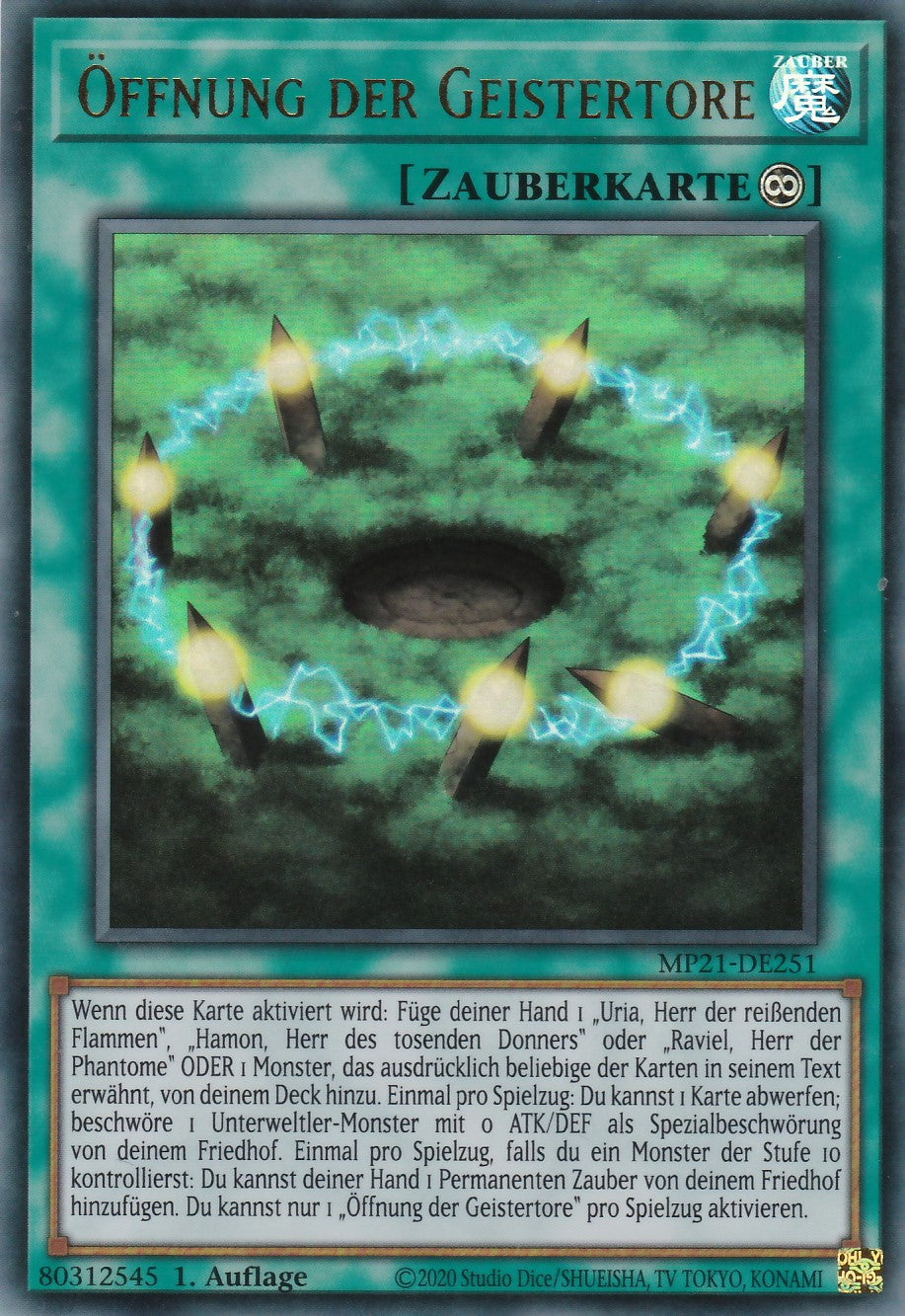 Öffnung der Geistertore - MP21-DE251 - Ultra Rare - Deutsch - 1. Auflage - 2021 Tin of Ancient Battles