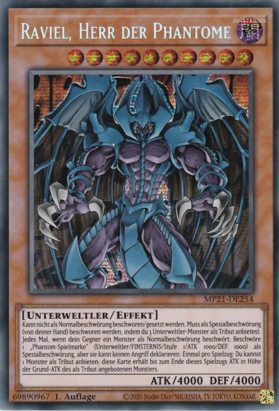 Raviel, Herr der Phantome - MP21-DE254 - Secret Rare - Deutsch - 1. Auflage - 2021 Tin of Ancient Battles