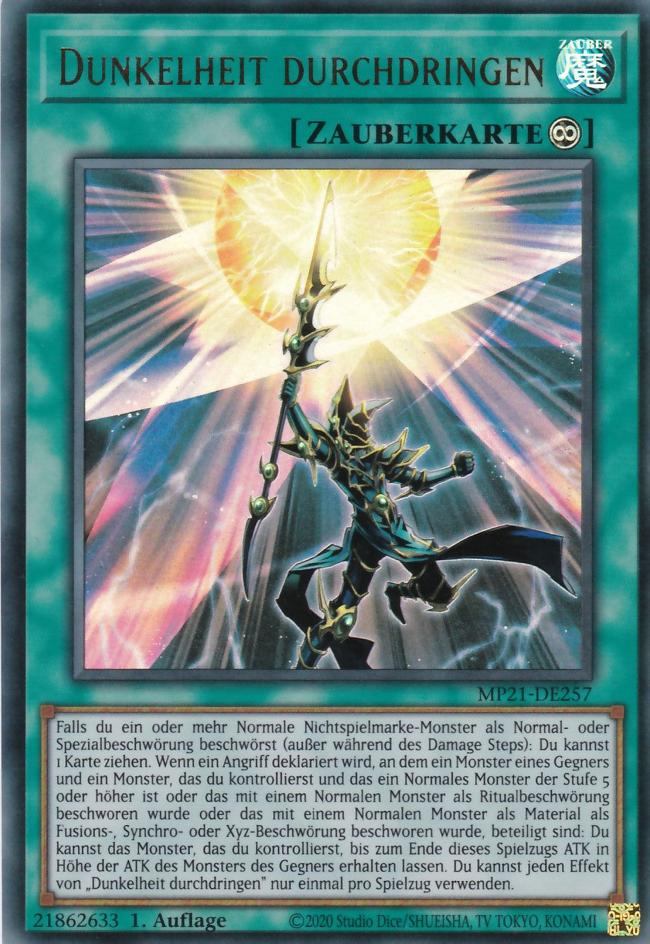Dunkelheit durchdringen - MP21-DE257 - Ultra Rare - Deutsch - 1. Auflage - 2021 Tin of Ancient Battles
