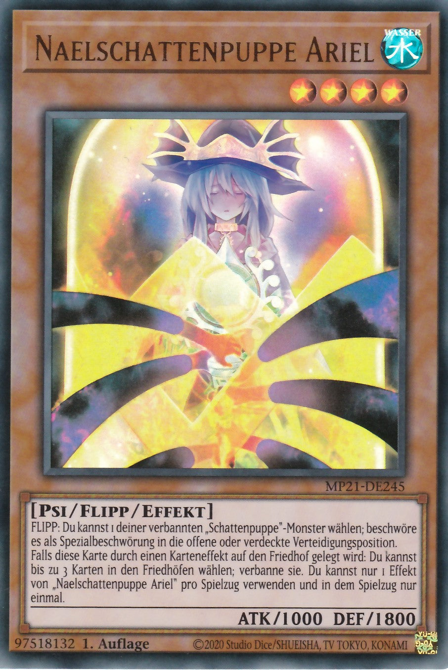 Naelschattenpuppe Ariel - MP21-DE245 - Ultra Rare - Deutsch - 1. Auflage - 2021 Tin of Ancient Battles