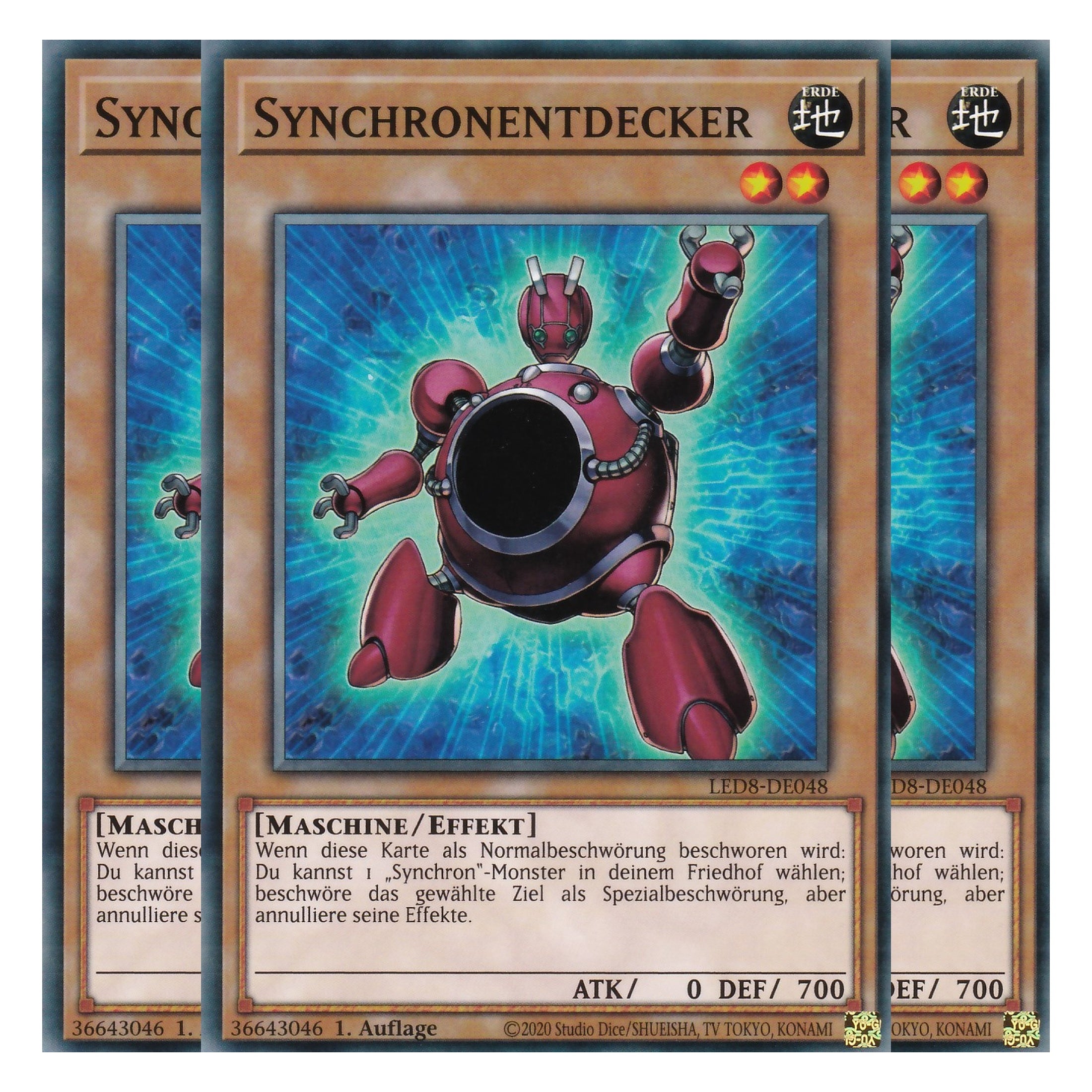 Synchronentdecker - LED8-DE048 - Common - Deutsch - 1. Auflage - Legendary Duelists: Synchro Storm - Playset (3 Kopien)