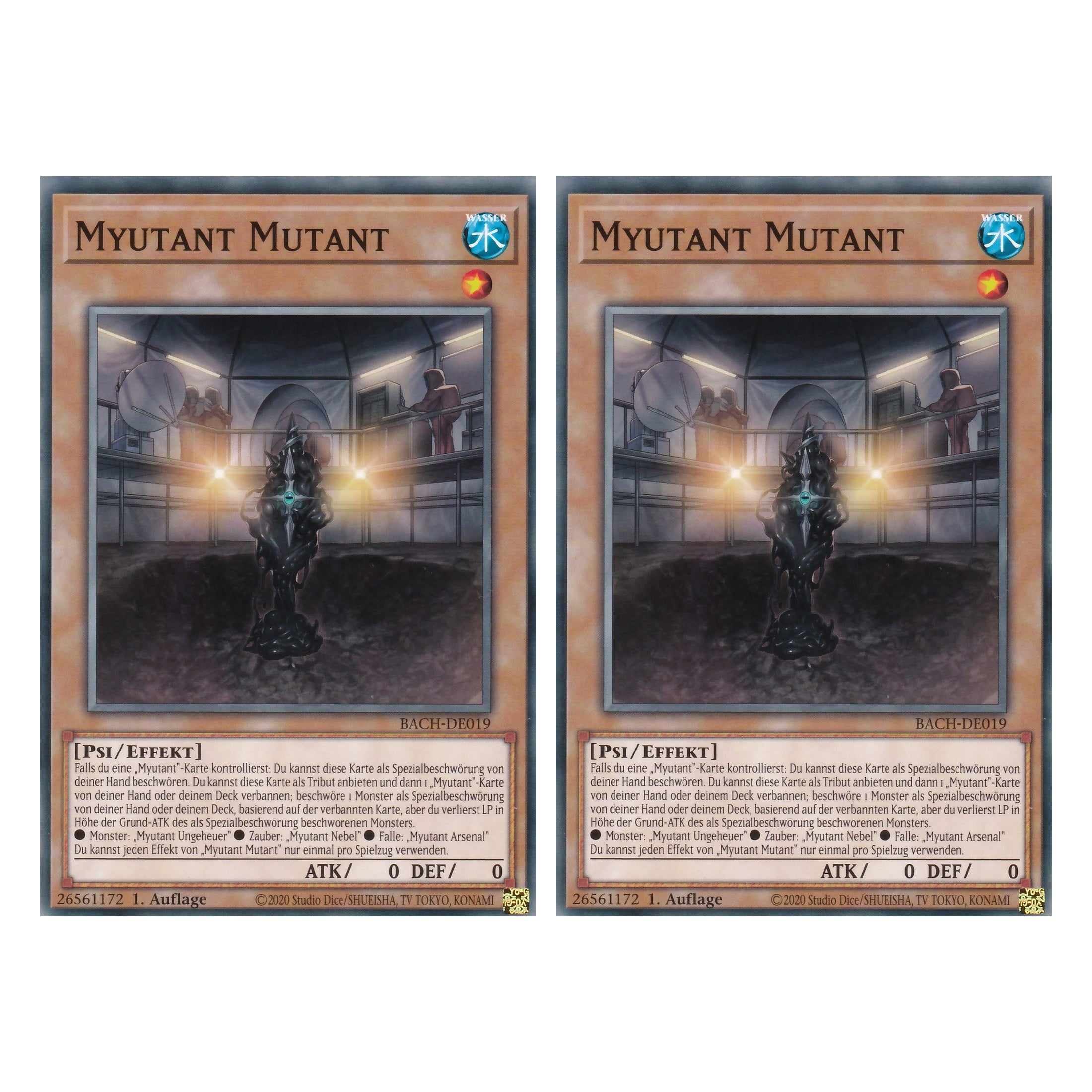 Myutant Mutant - BACH-DE019 - Common - Deutsch - 1. Auflage - Battle of Chaos - Yu-Gi-Oh! - Duo Set (2 Stück)