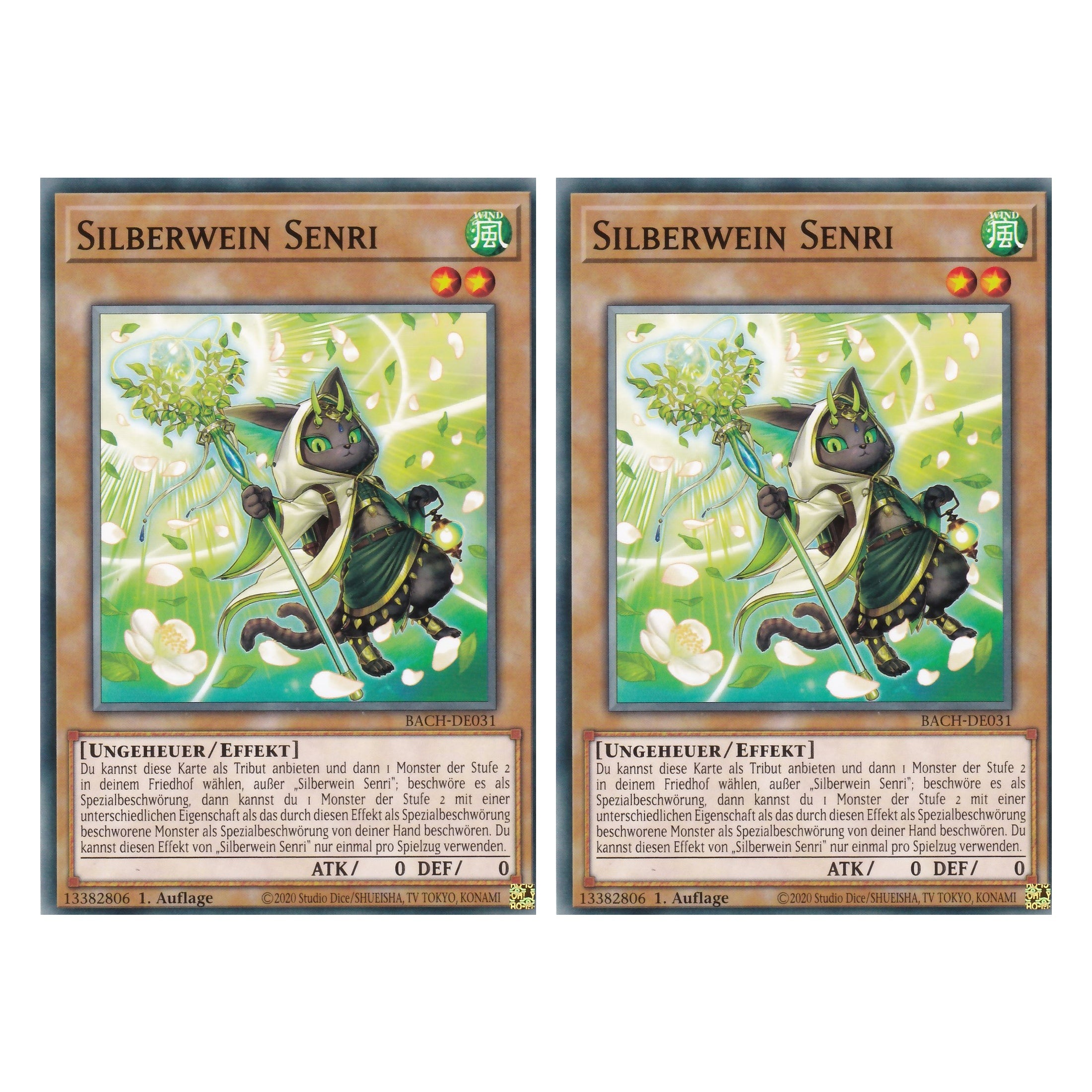 Silberwein Senri - BACH-DE031 - Common - Deutsch - 1. Auflage - Battle of Chaos - Yu-Gi-Oh! - Duo Set (2 Stück)