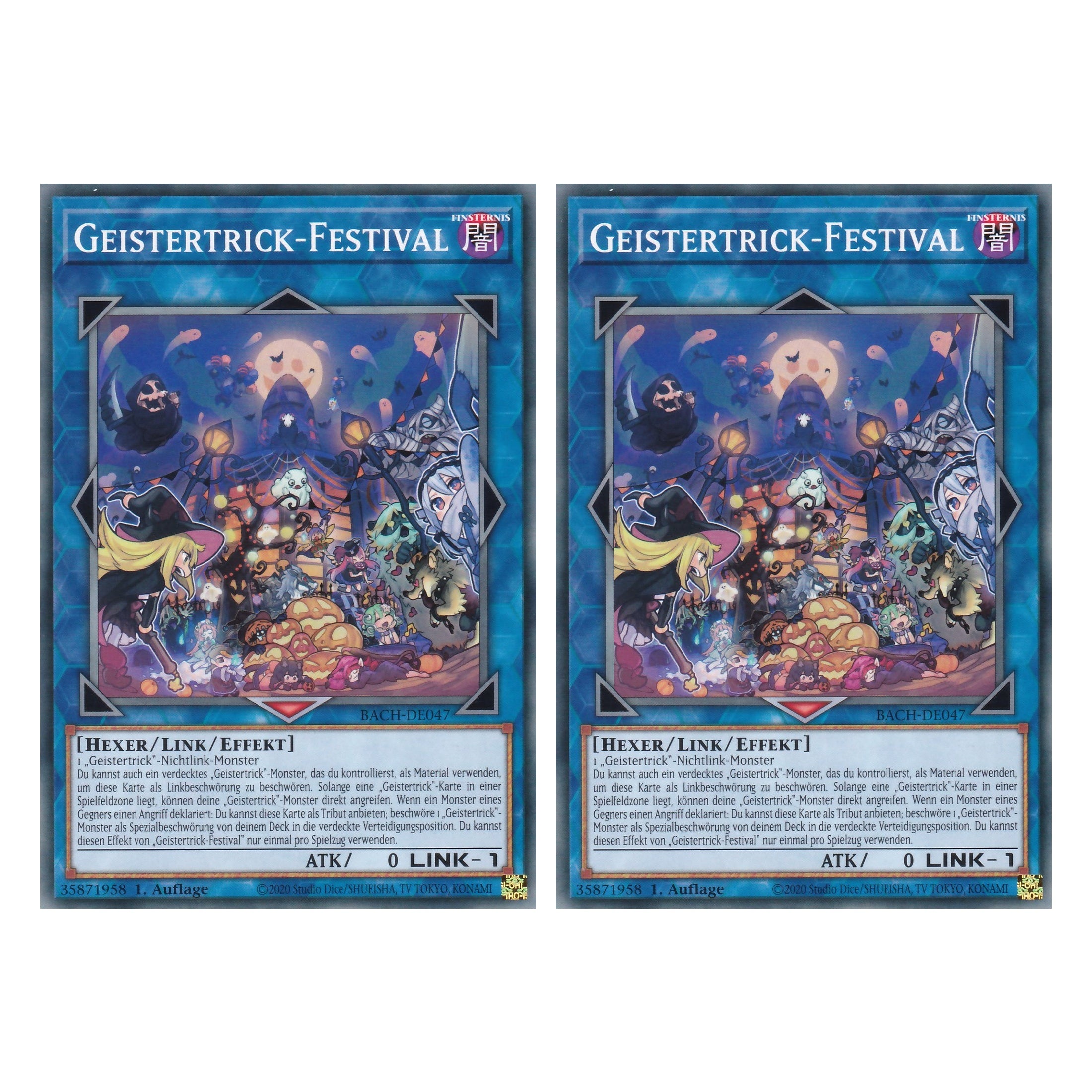 Geistertrick-Festival - BACH-DE047 - Common - Deutsch - 1. Auflage - Battle of Chaos - Yu-Gi-Oh! - Duo Set (2 Stück)