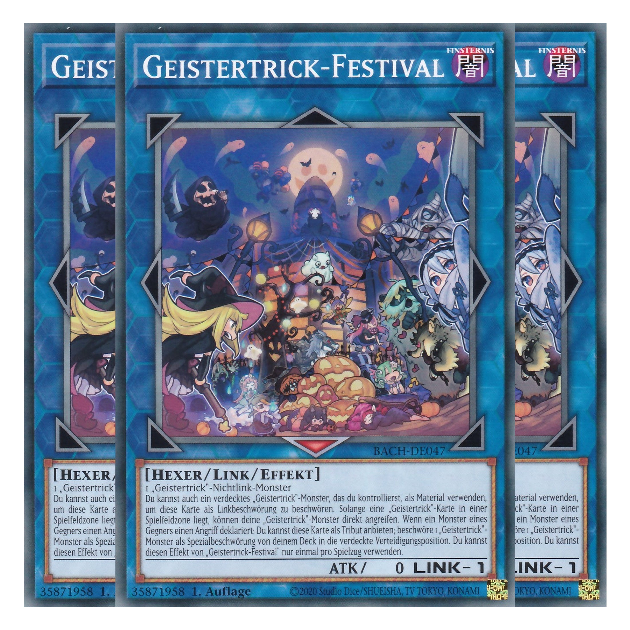 Geistertrick-Festival - BACH-DE047 - Common - Deutsch - 1. Auflage - Battle of Chaos - Yu-Gi-Oh! - Playset (3 Kopien)