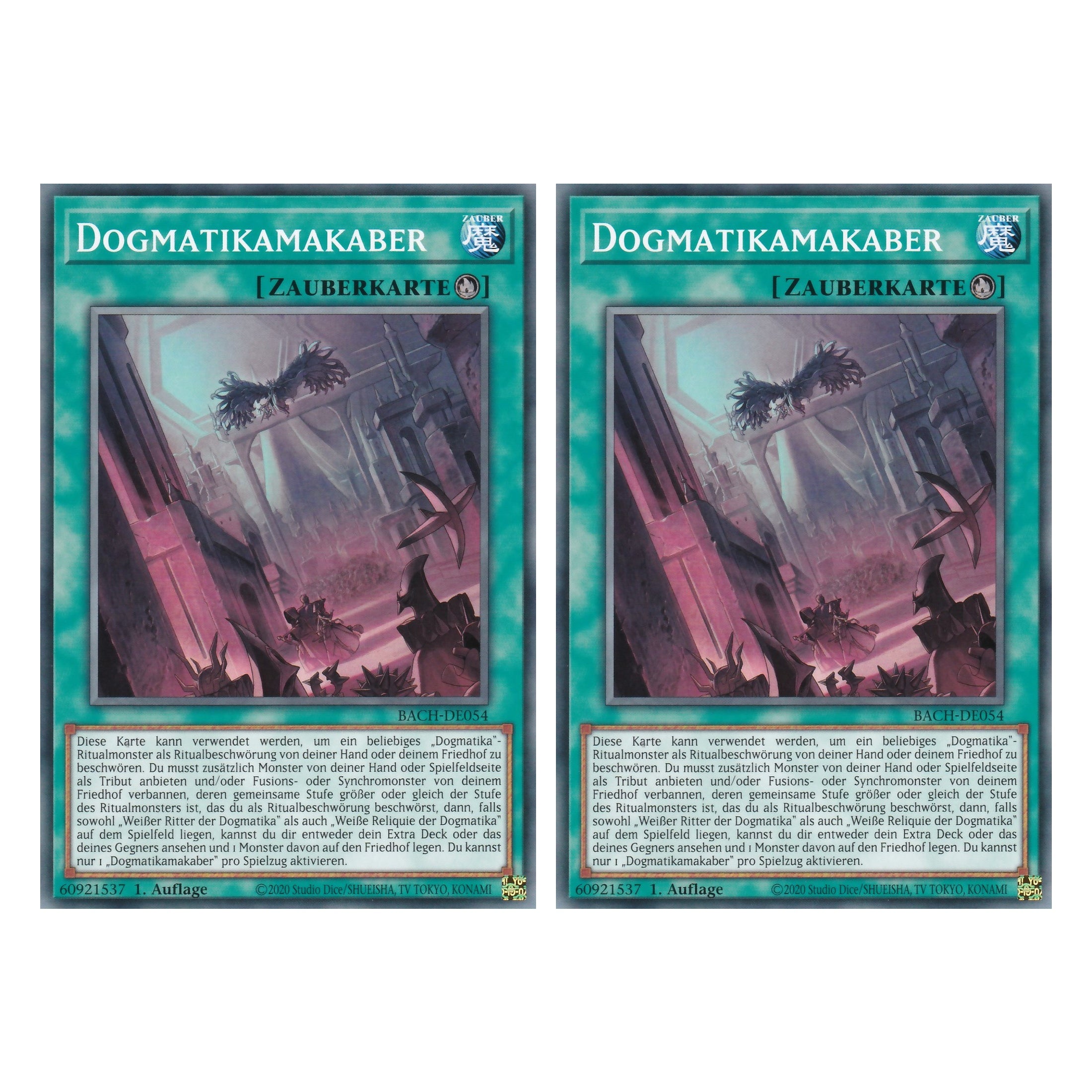 Dogmatikamakaber - BACH-DE054 - Common - Deutsch - 1. Auflage - Battle of Chaos - Yu-Gi-Oh! - Duo Set (2 Stück)