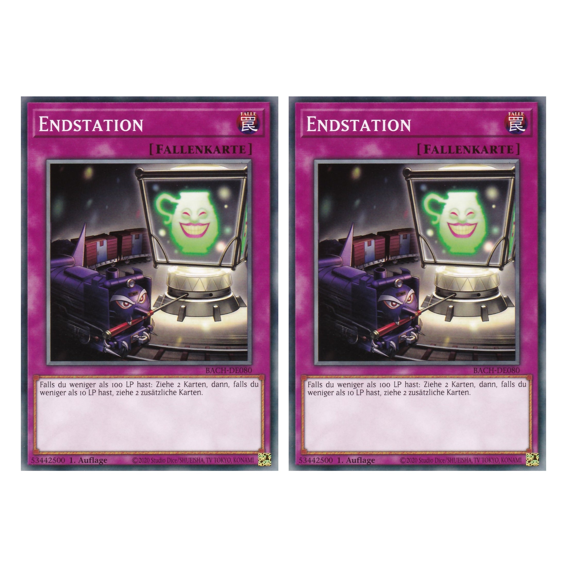 Endstation - BACH-DE080 - Common - Deutsch - 1. Auflage - Battle of Chaos - Yu-Gi-Oh! - Duo Set (2 Stück)