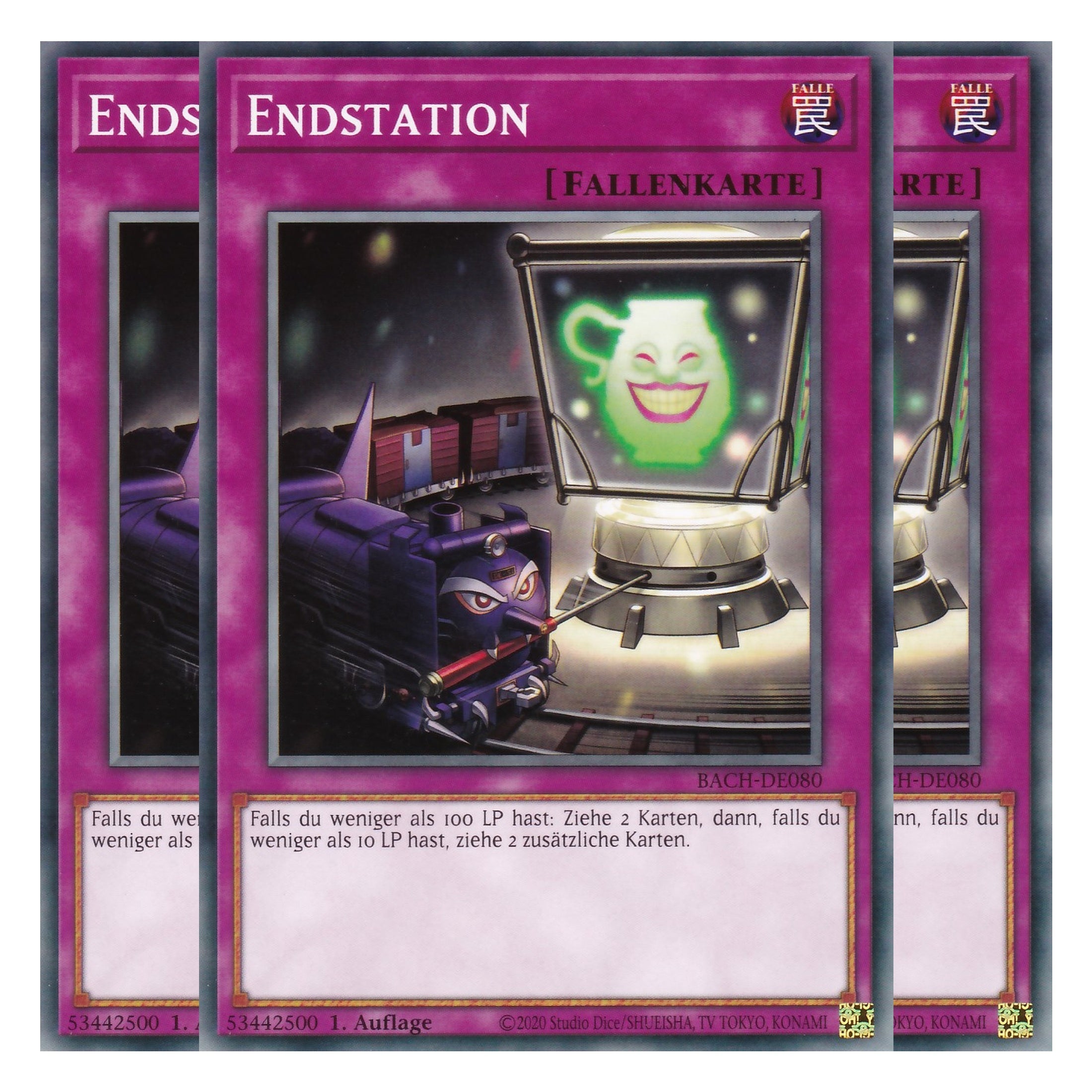Endstation - BACH-DE080 - Common - Deutsch - 1. Auflage - Battle of Chaos - Yu-Gi-Oh! - Playset (3 Kopien)