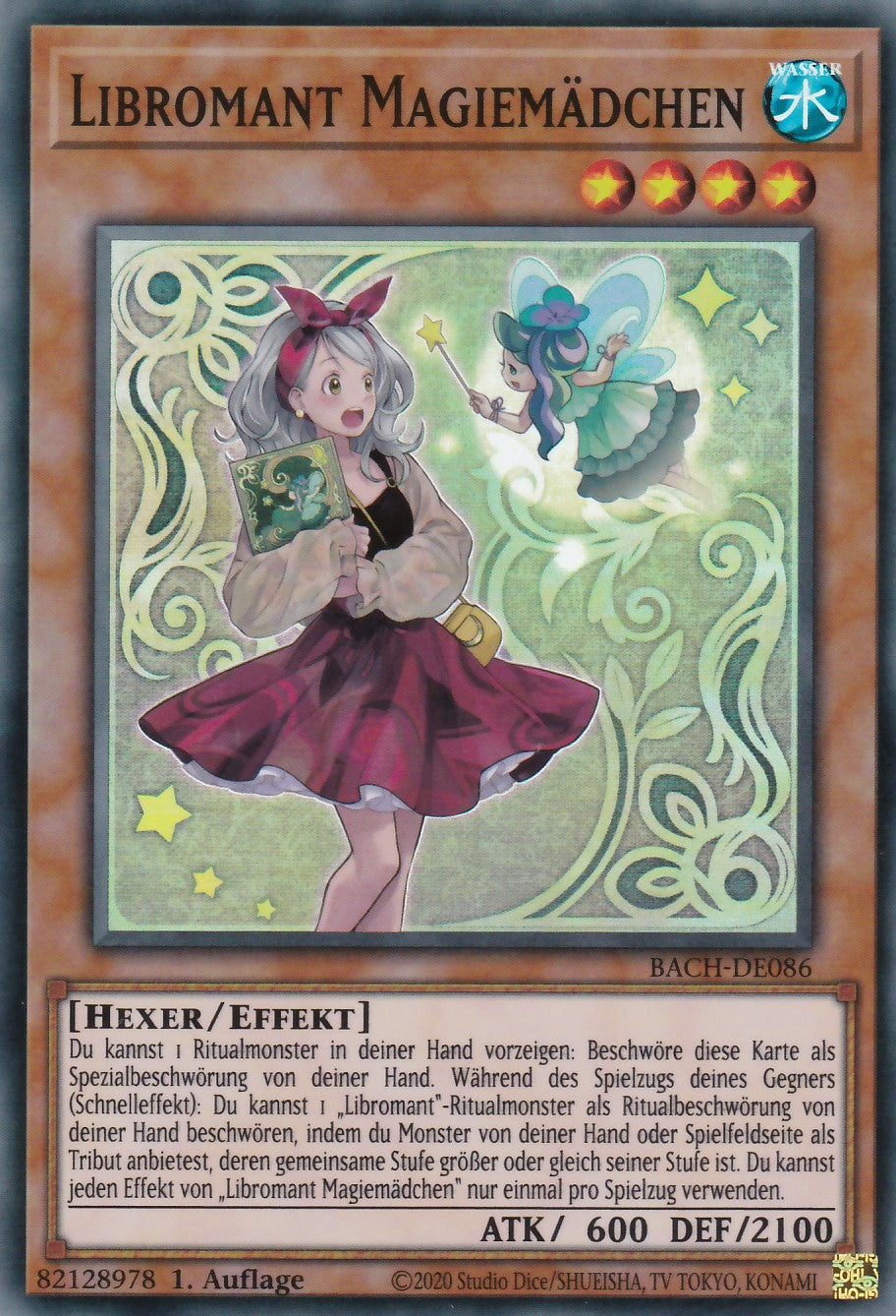 Libromant Magiemädchen - BACH-DE086 - Super Rare - Deutsch - 1. Auflage - Battle of Chaos