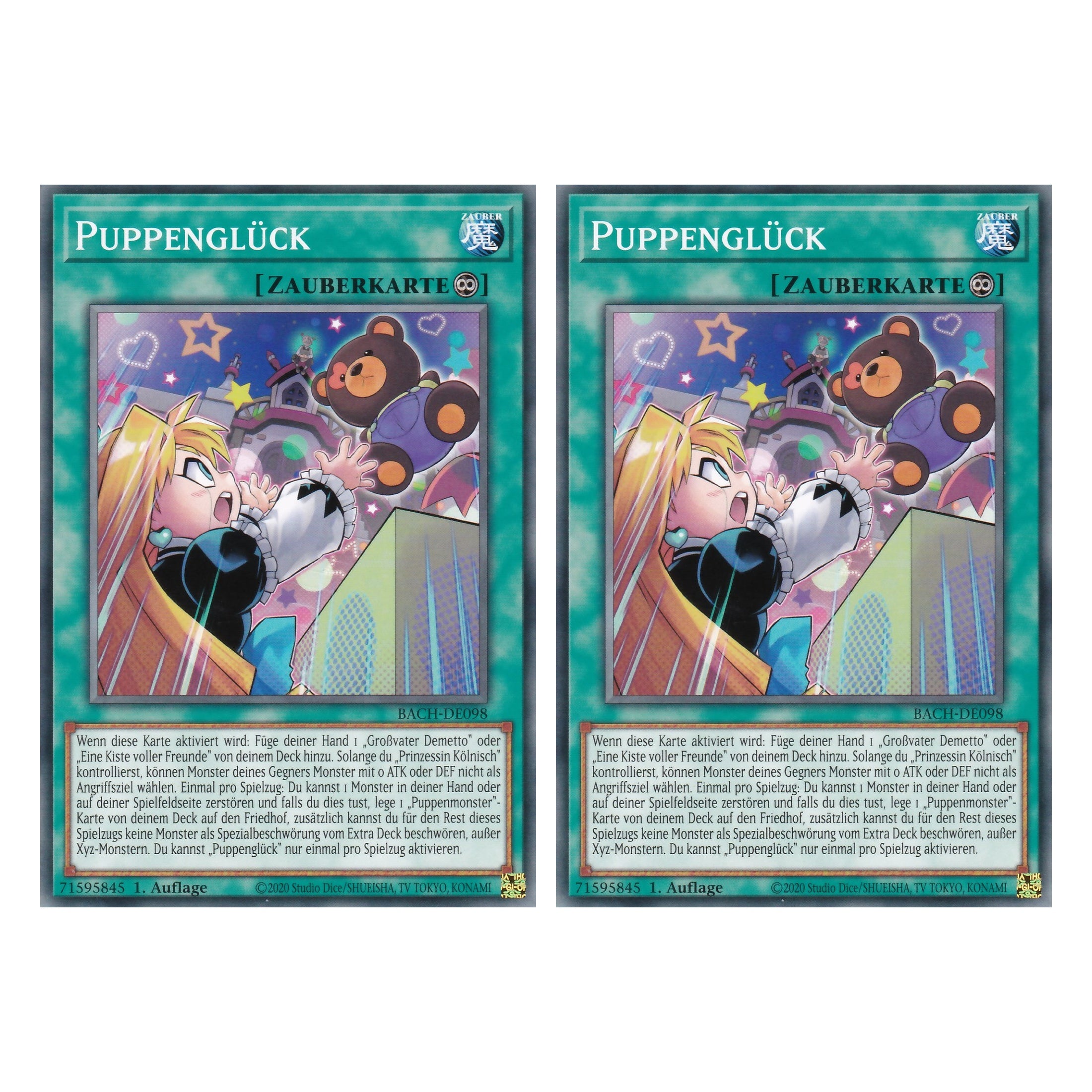 Puppenglück - BACH-DE098 - Common - Deutsch - 1. Auflage - Battle of Chaos - Yu-Gi-Oh! - Duo Set (2 Stück)
