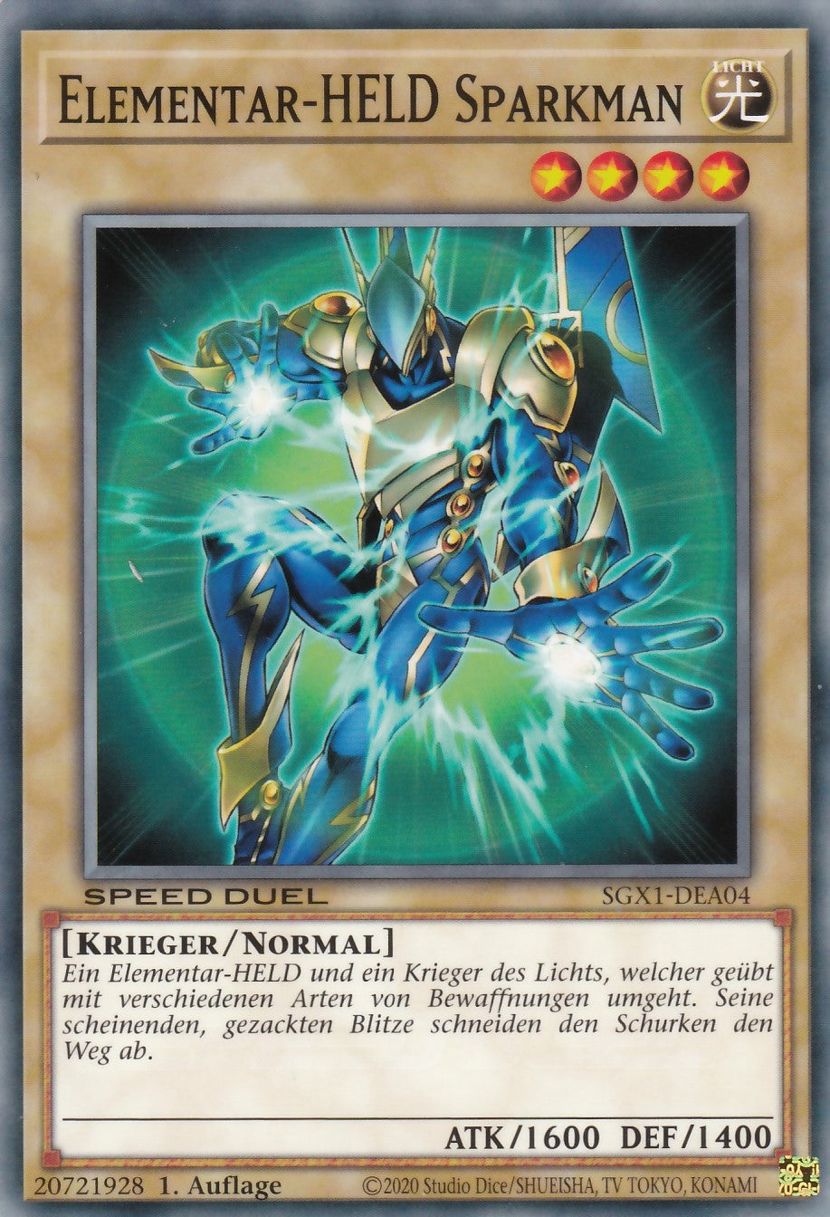 Elementar-HELD Sparkman - SGX1-DEA04 - Common - Deutsch - 1. Auflage - Speed Duel GX: Duel Academy Box
