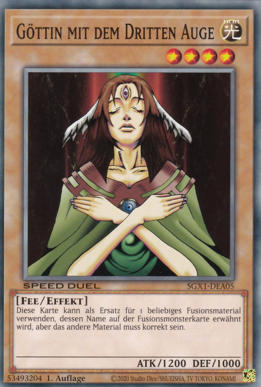 Göttin mit dem Dritten Auge - SGX1-DEA05 - Common - Deutsch - 1. Auflage - Speed Duel GX: Duel Academy Box