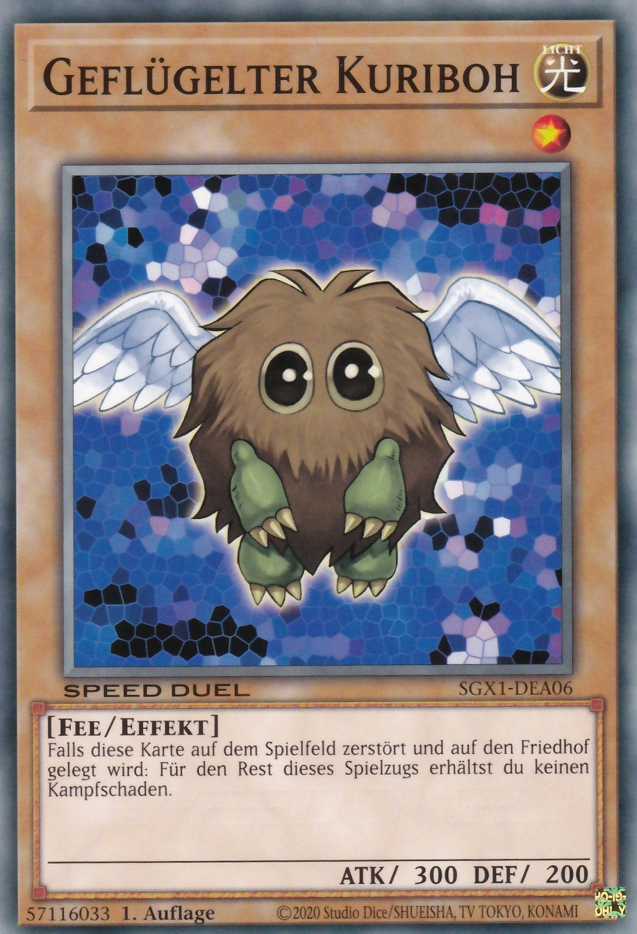 Geflügelter Kuriboh - SGX1-DEA06 - Common - Deutsch - 1. Auflage - Speed Duel GX: Duel Academy Box