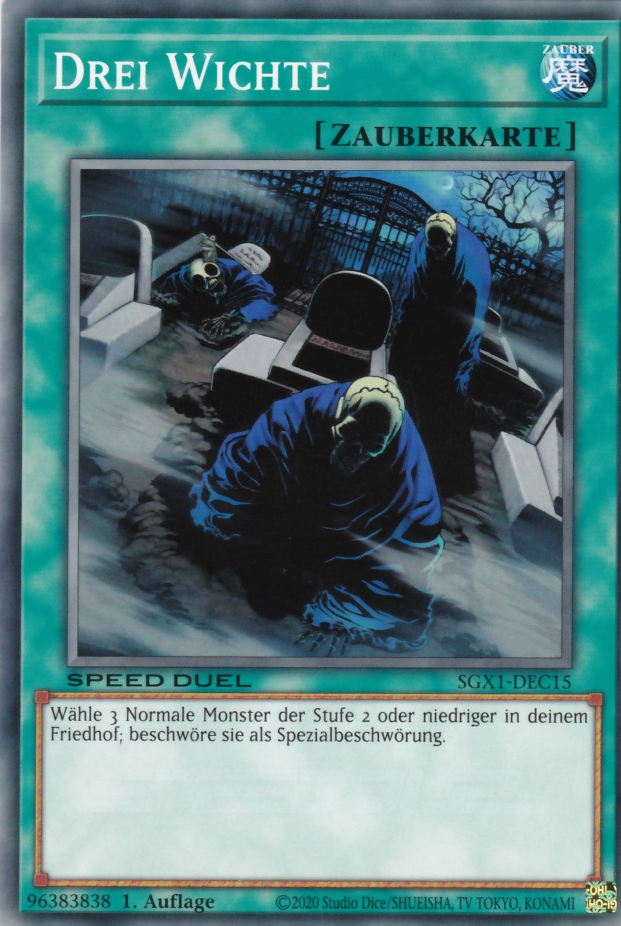 Drei Wichte - SGX1-DEC15 - Common - Deutsch - 1. Auflage - Speed Duel GX: Duel Academy Box