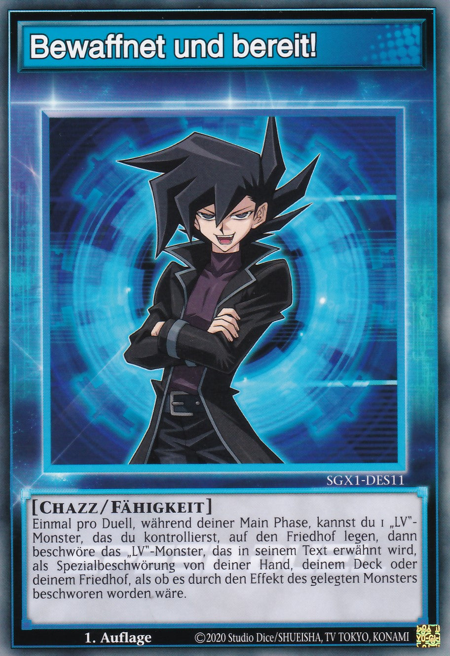 Bewaffnet und bereit - SGX1-DES11 - Common - Deutsch - 1. Auflage - Speed Duel GX: Duel Academy Box