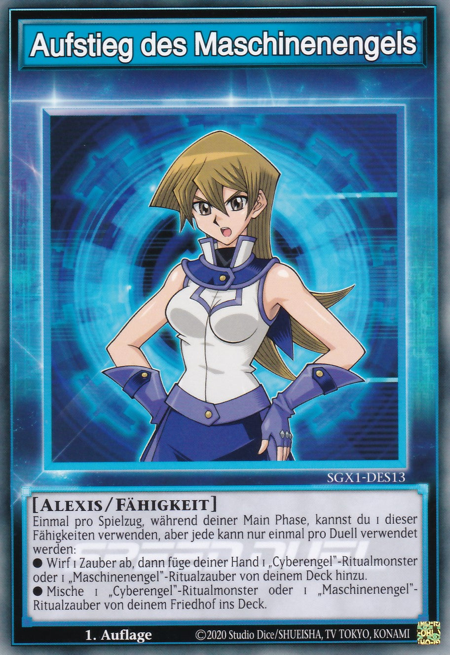 Aufstieg des Maschinenengels - SGX1-DES13 - Common - Deutsch - 1. Auflage - Speed Duel GX: Duel Academy Box