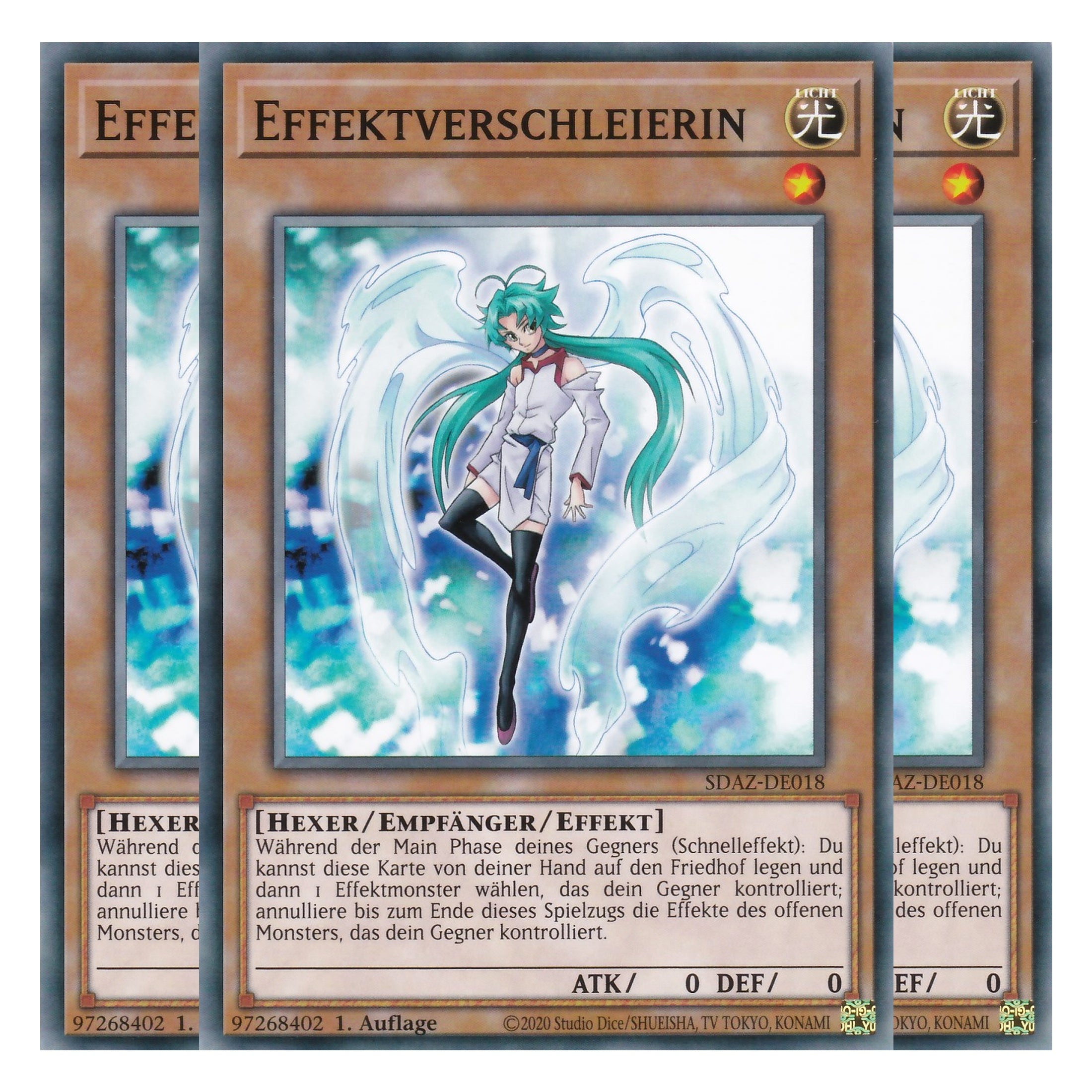Effektverschleierin - SDAZ-DE018 - Common - Deutsch - 1. Auflage - Structure Deck: Albaz Strike - Yu-Gi-Oh! - Playset (3 Kopien)