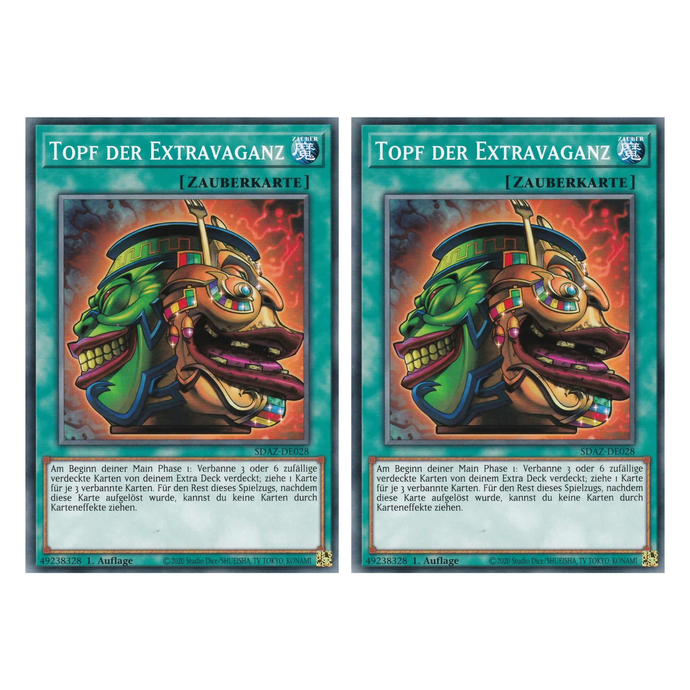 Topf der Extravaganz - SDAZ-DE028 - Common - Deutsch - 1. Auflage - Structure Deck: Albaz Strike - Yu-Gi-Oh! - Duo Set (2 Stück)