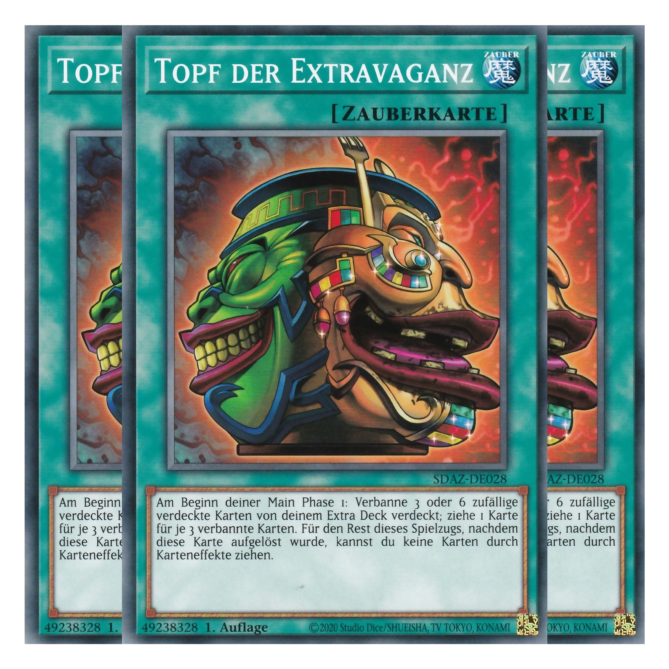 Topf der Extravaganz - SDAZ-DE028 - Common - Deutsch - 1. Auflage - Structure Deck: Albaz Strike - Yu-Gi-Oh! - Playset (3 Kopien)