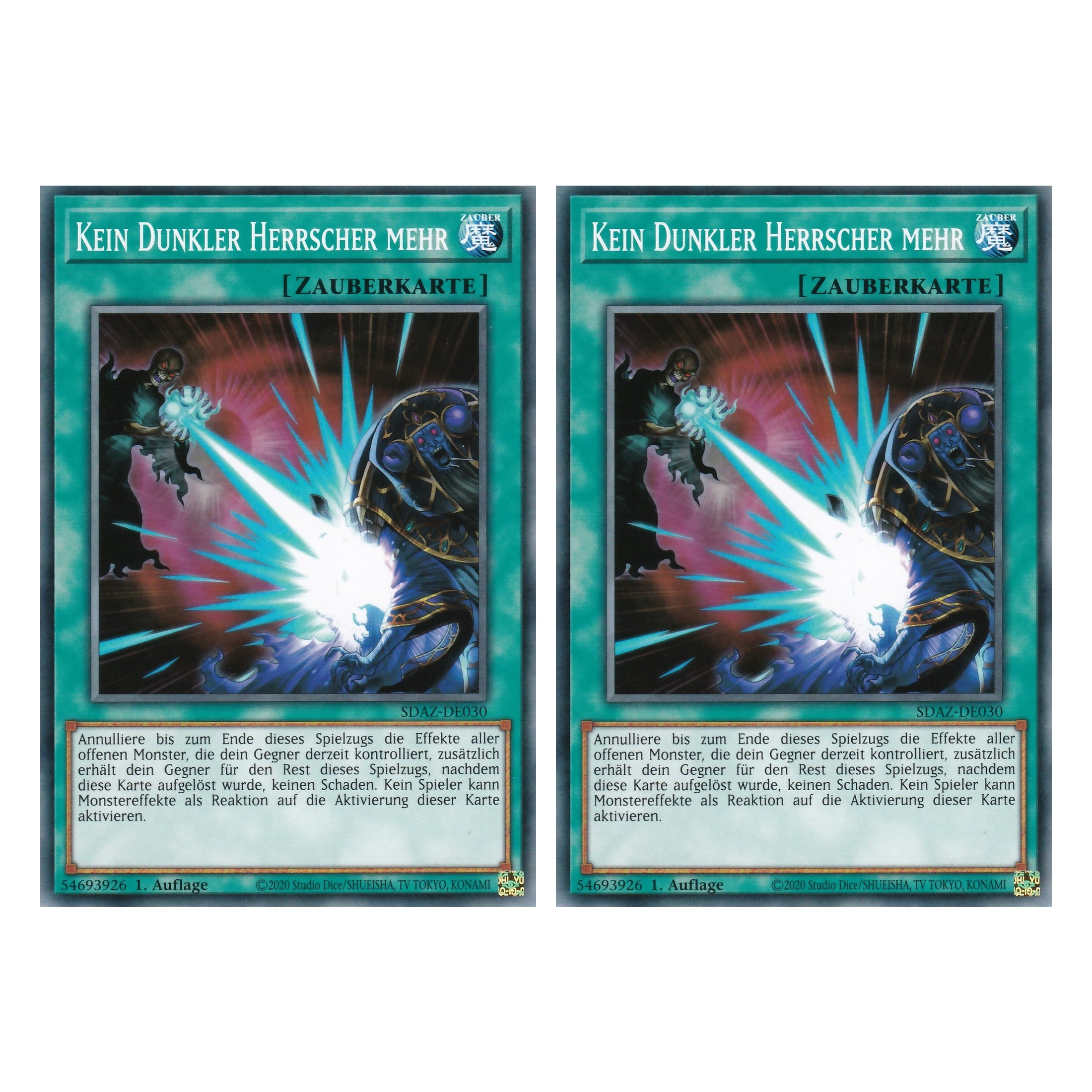 Kein Dunkler Herrscher Mehr - SDAZ-DE030 - Common - Deutsch - 1. Auflage - Structure Deck: Albaz Strike - Yu-Gi-Oh! - Duo Set (2 Stück)