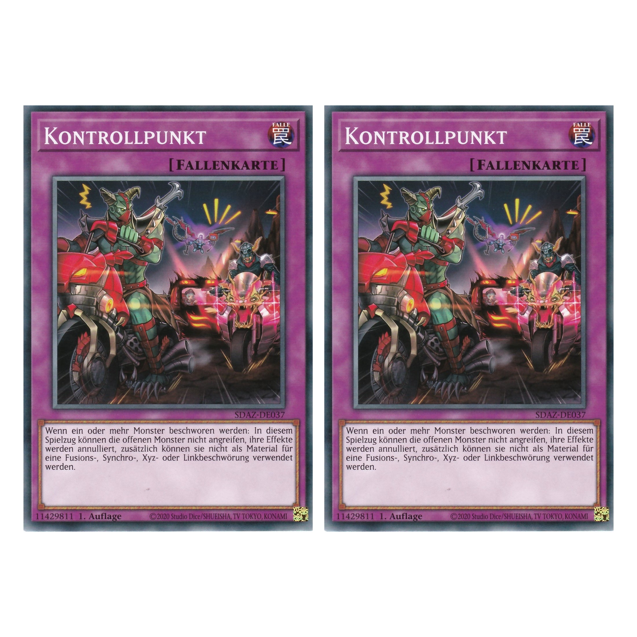 Kontrollpunkt - SDAZ-DE037 - Common - Deutsch - 1. Auflage - Structure Deck: Albaz Strike - Yu-Gi-Oh! - Duo Set (2 Stück)