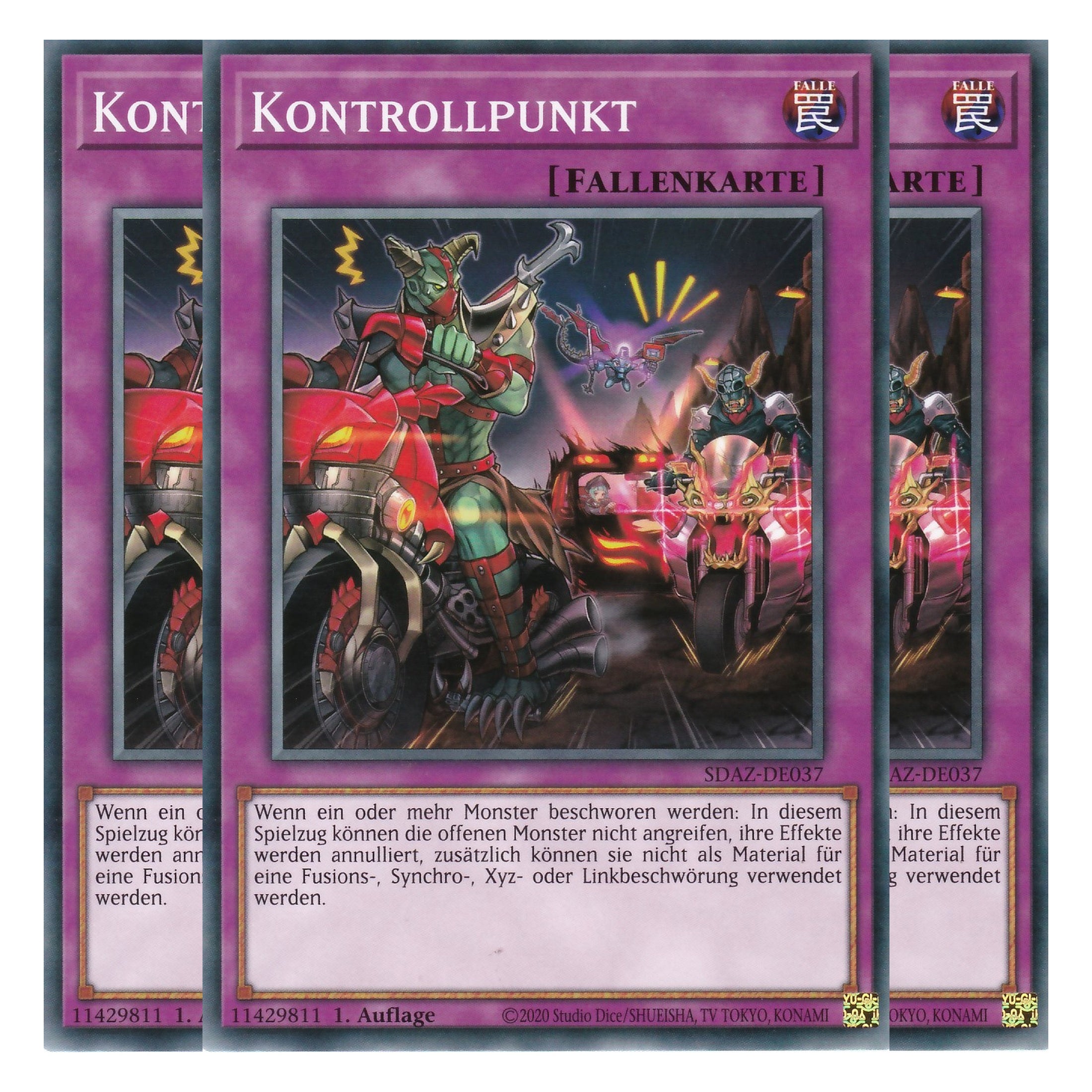 Kontrollpunkt - SDAZ-DE037 - Common - Deutsch - 1. Auflage - Structure Deck: Albaz Strike - Yu-Gi-Oh! - Playset (3 Kopien)