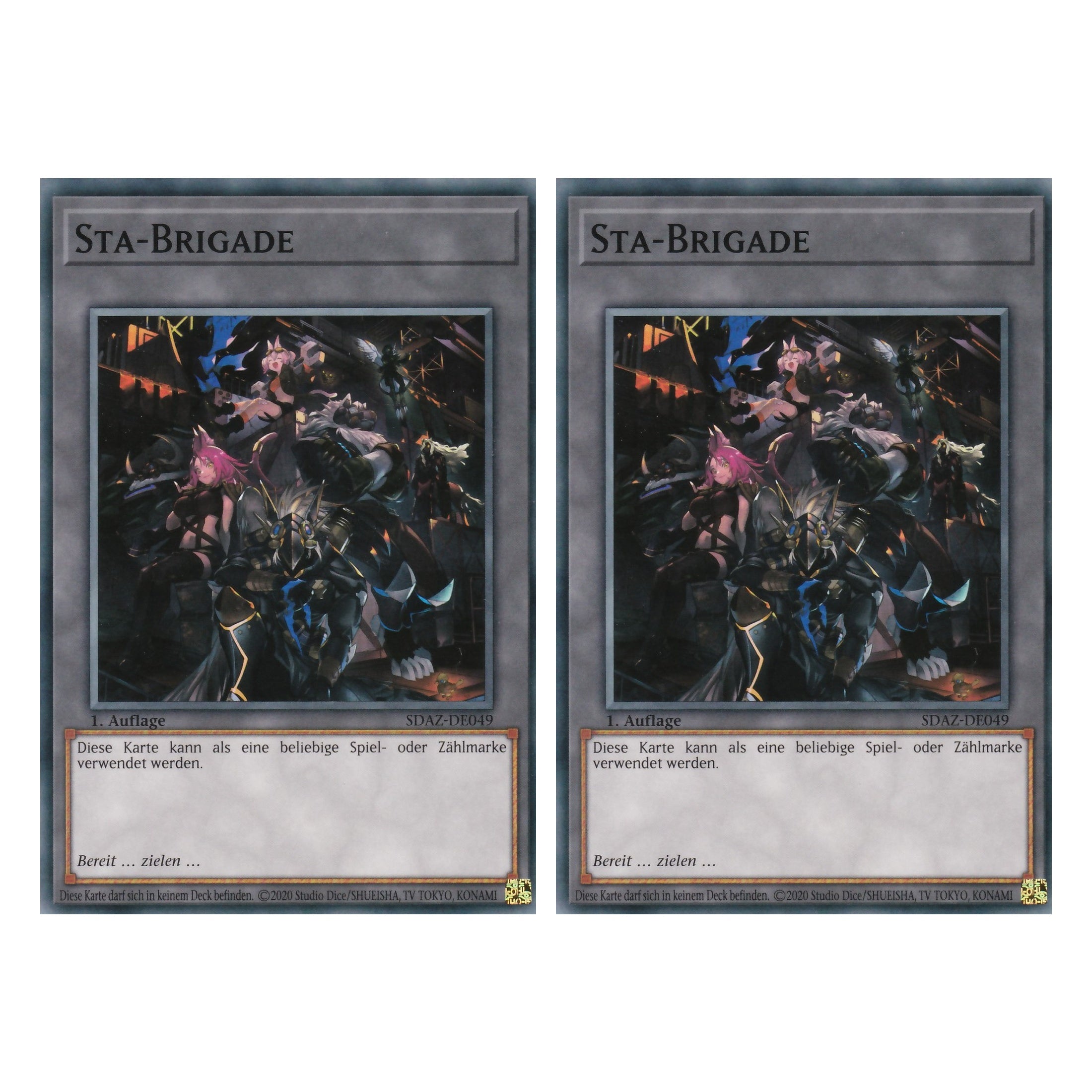 Sta-Brigade - SDAZ-DE049 - Common - Deutsch - 1. Auflage - Structure Deck: Albaz Strike - Yu-Gi-Oh! - Duo Set (2 Stück)