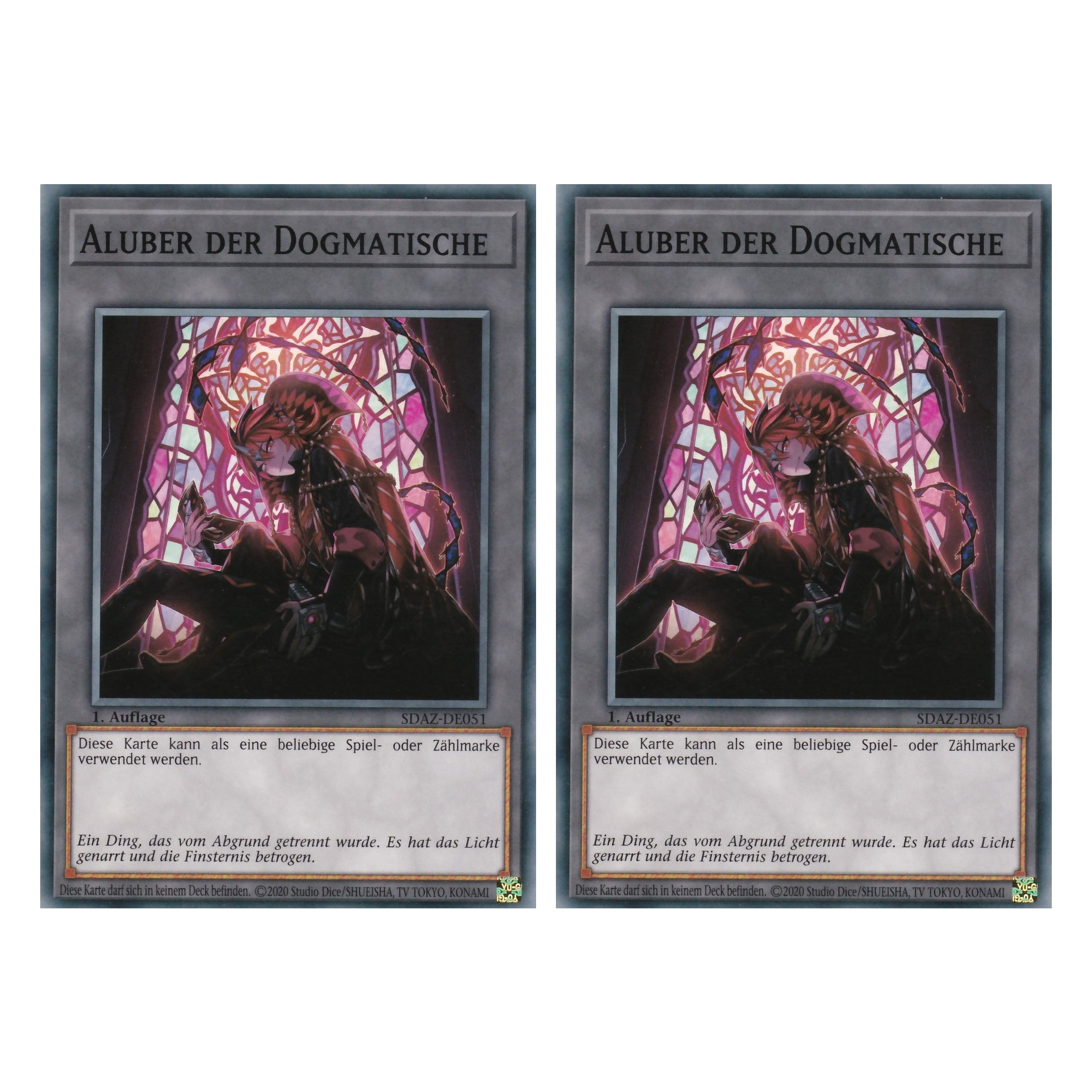 Aluber der Dogmatische - SDAZ-DE051 - Common - Deutsch - 1. Auflage - Structure Deck: Albaz Strike - Yu-Gi-Oh! - Duo Set (2 Stück)