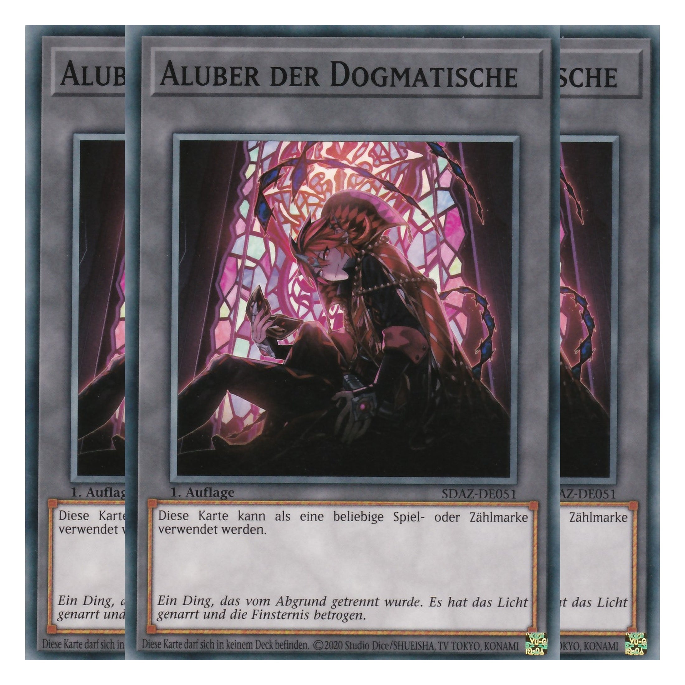 Aluber der Dogmatische - SDAZ-DE051 - Common - Deutsch - 1. Auflage - Structure Deck: Albaz Strike - Yu-Gi-Oh! - Playset (3 Kopien)