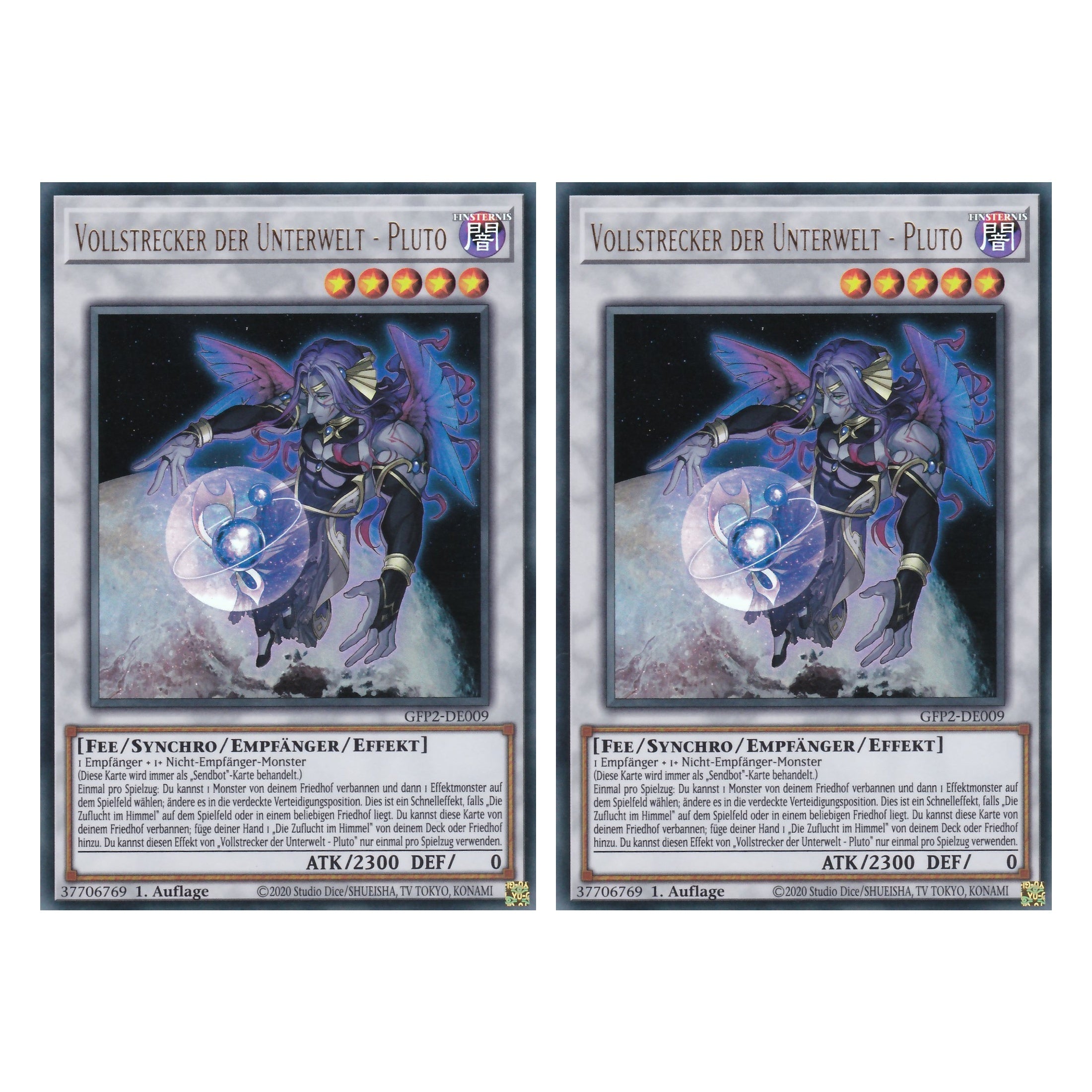 Vollstrecker der Unterwelt - Pluto - GFP2-DE009 - Ultra Rare - Deutsch - 1. Auflage - Ghost from the Past II The Second Hunting - Yu-Gi-Oh! - Duo Set (2 Stück)