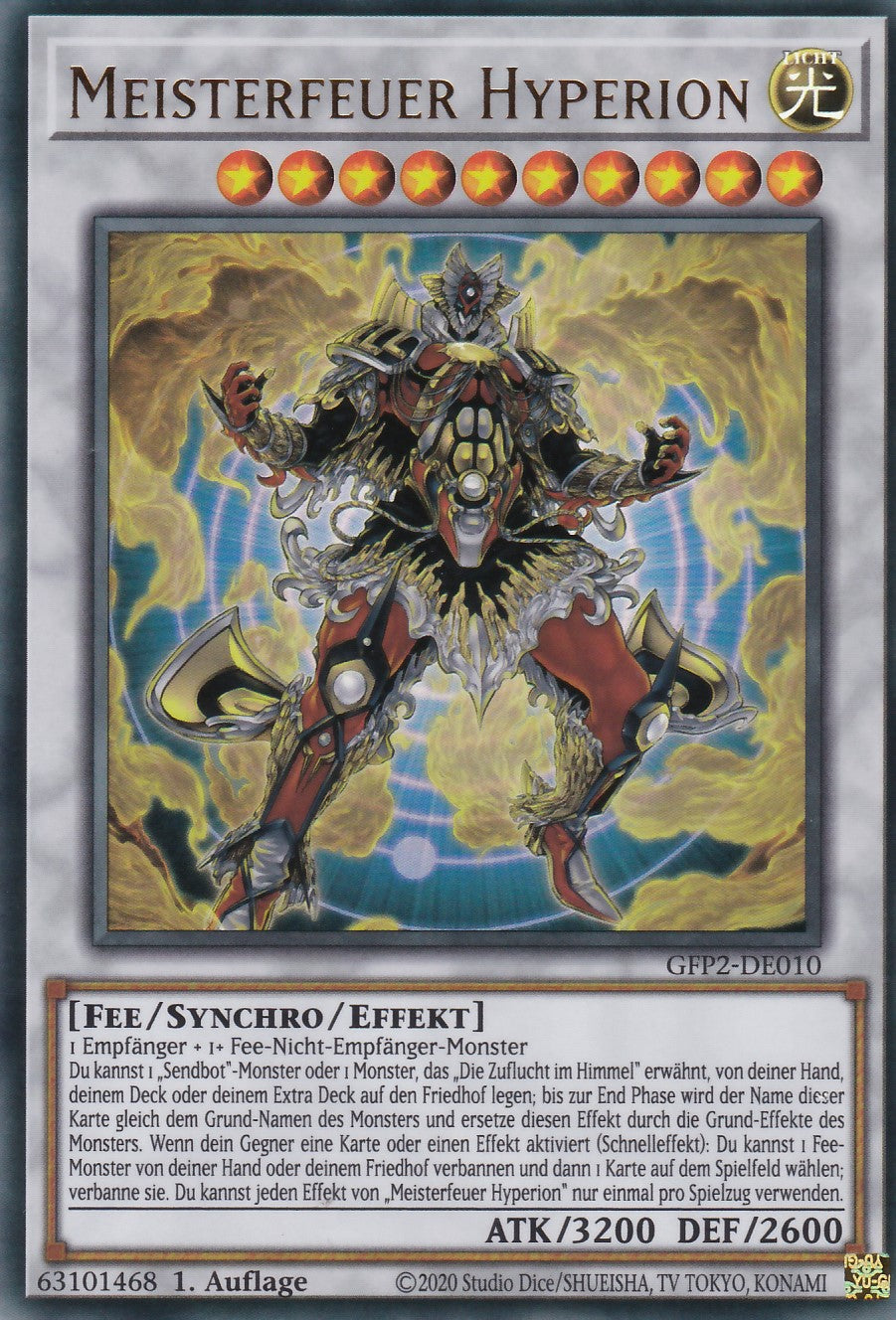 Meisterfeuer Hyperion - GFP2-DE010 - Ultra Rare - Deutsch - 1. Auflage - Ghosts From the Past: The 2nd Haunting