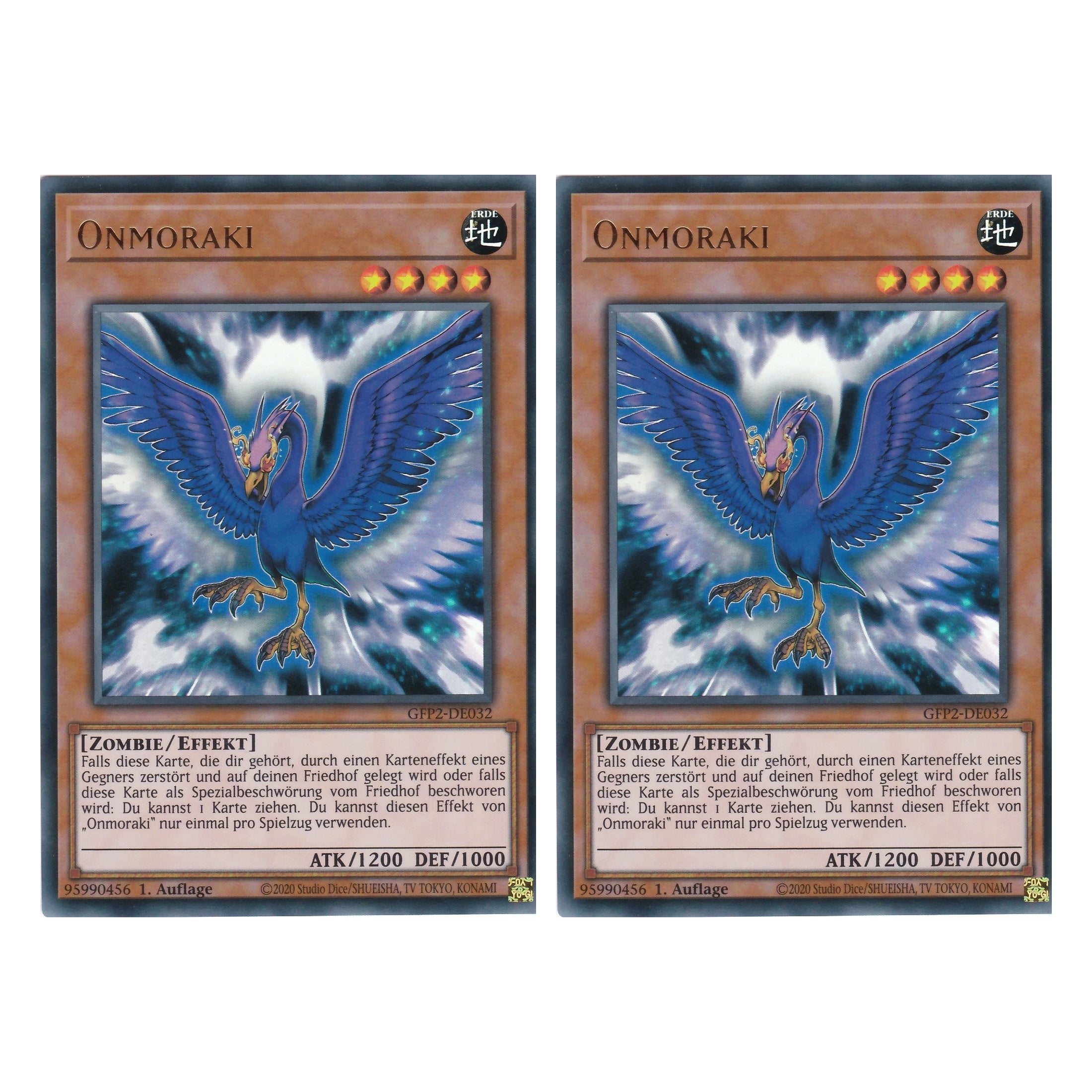 Onmoraki - GFP2-DE032 - Ultra Rare - Deutsch - 1. Auflage - Ghost from the Past II The Second Hunting - Yu-Gi-Oh! - Duo Set (2 Stück)