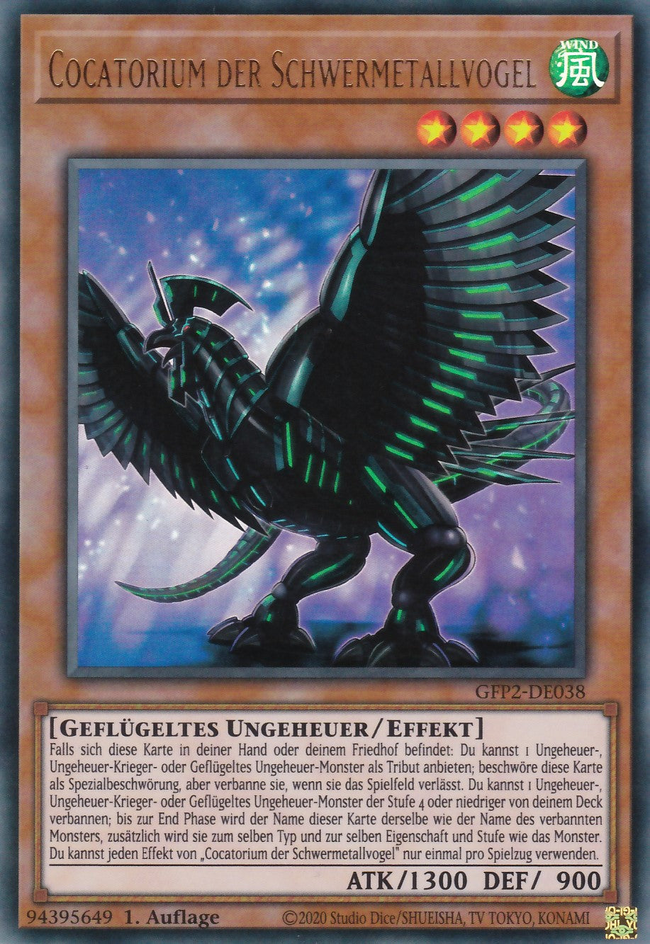 Cocatorium der Schwermetallvogel - GFP2-DE038 - Ultra Rare - Deutsch - 1. Auflage - Ghosts From the Past: The 2nd Haunting