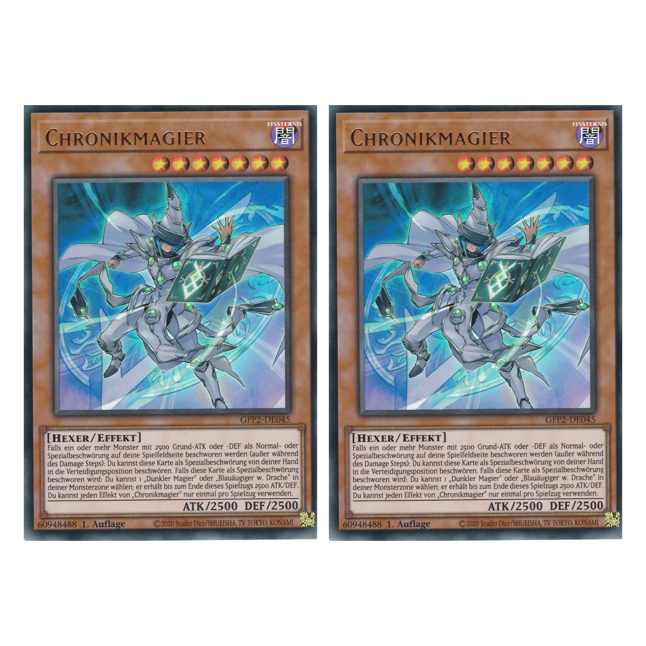 Chronikmagier - GFP2-DE045 - Ultra Rare - Deutsch - 1. Auflage - Ghost from the Past II The Second Hunting - Yu-Gi-Oh! - Duo Set (2 Stück)