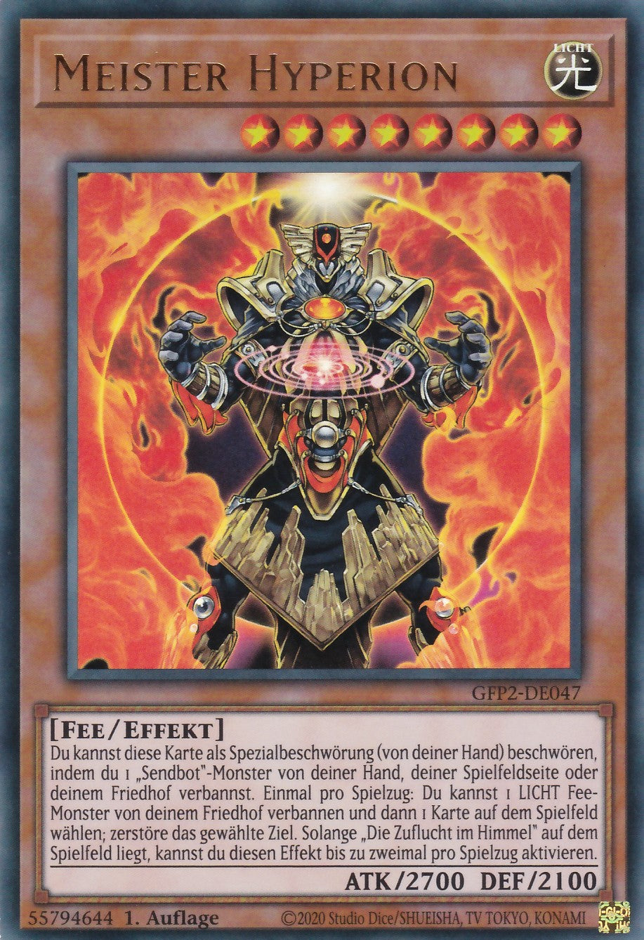 Meister Hyperion - GFP2-DE047 - Ultra Rare - Deutsch - 1. Auflage - Ghosts From the Past: The 2nd Haunting