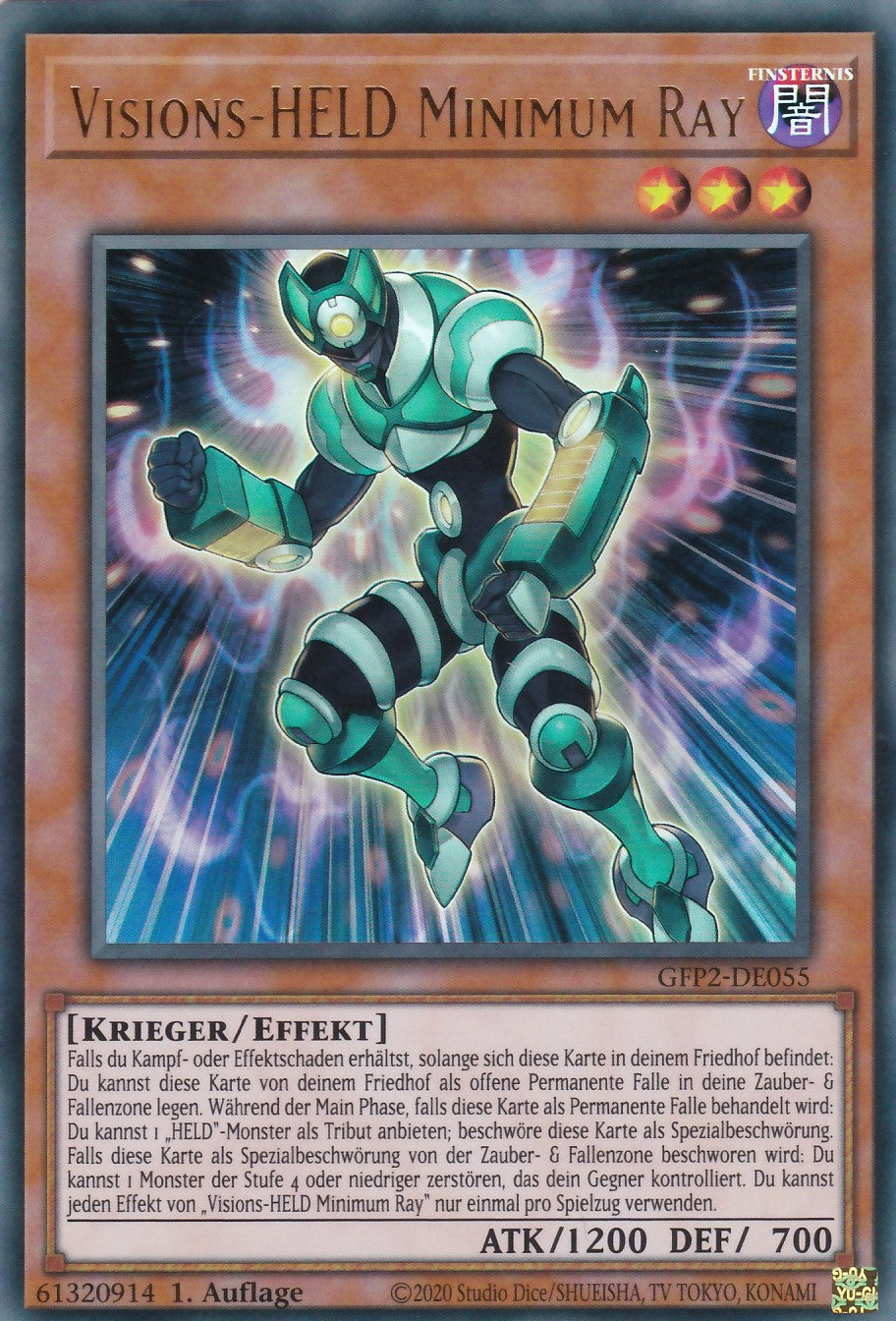 Visions-HELD Minimum Ray - GFP2-DE055 - Ultra Rare - Deutsch - 1. Auflage - Ghosts From the Past: The 2nd Haunting