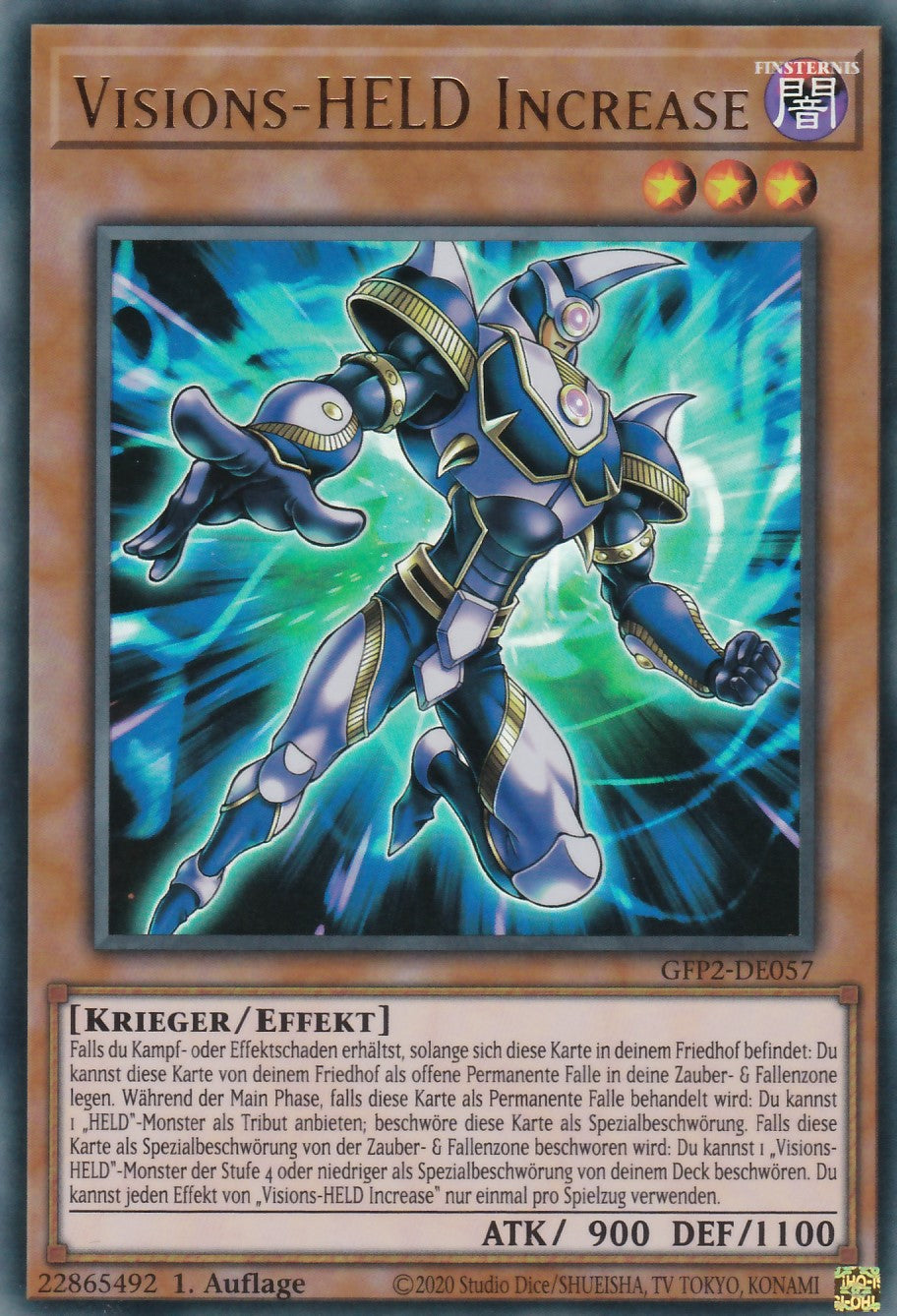 Visions-HELD Increase - GFP2-DE057 - Ultra Rare - Deutsch - 1. Auflage - Ghosts From the Past: The 2nd Haunting