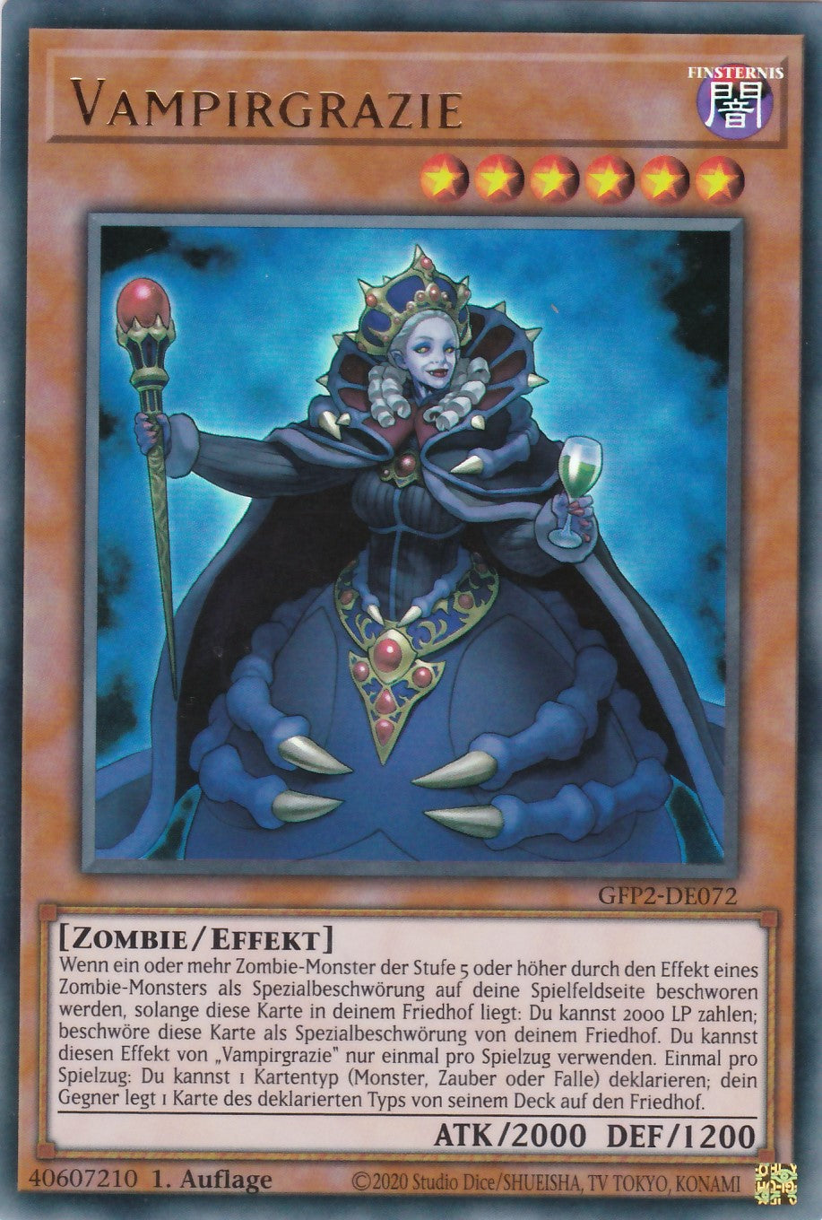 Vampirgrazie - GFP2-DE072 - Ultra Rare - Deutsch - 1. Auflage - Ghosts From the Past: The 2nd Haunting