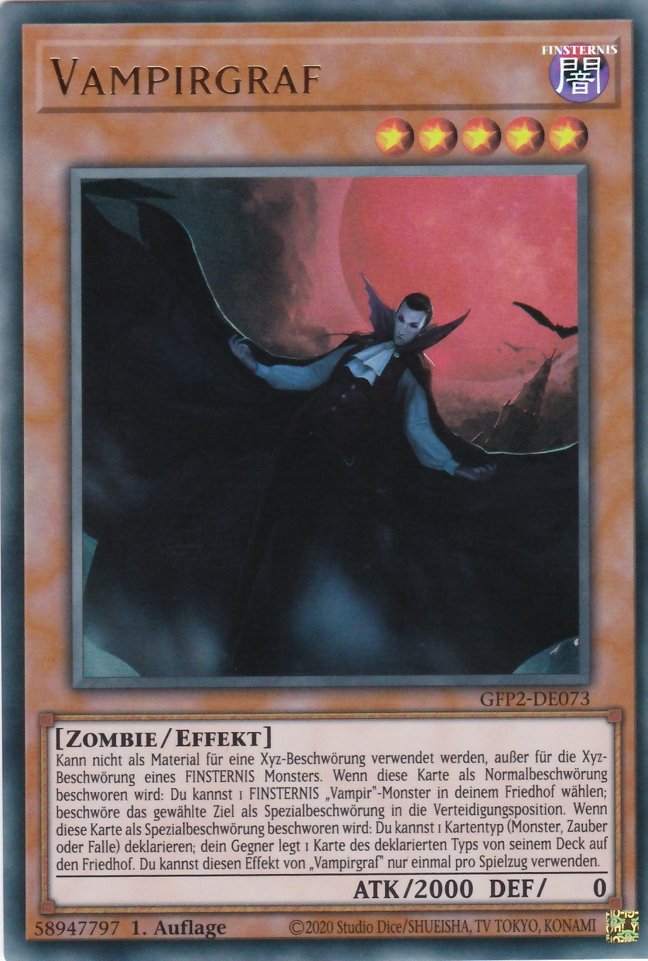 Vampirgraf - GFP2-DE073 - Ultra Rare - Deutsch - 1. Auflage - Ghosts From the Past: The 2nd Haunting