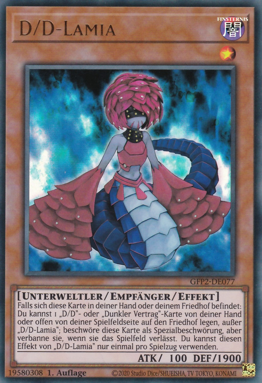 D/D-Lamia - GFP2-DE077 - Ultra Rare - Deutsch - 1. Auflage - Ghosts From the Past: The 2nd Haunting