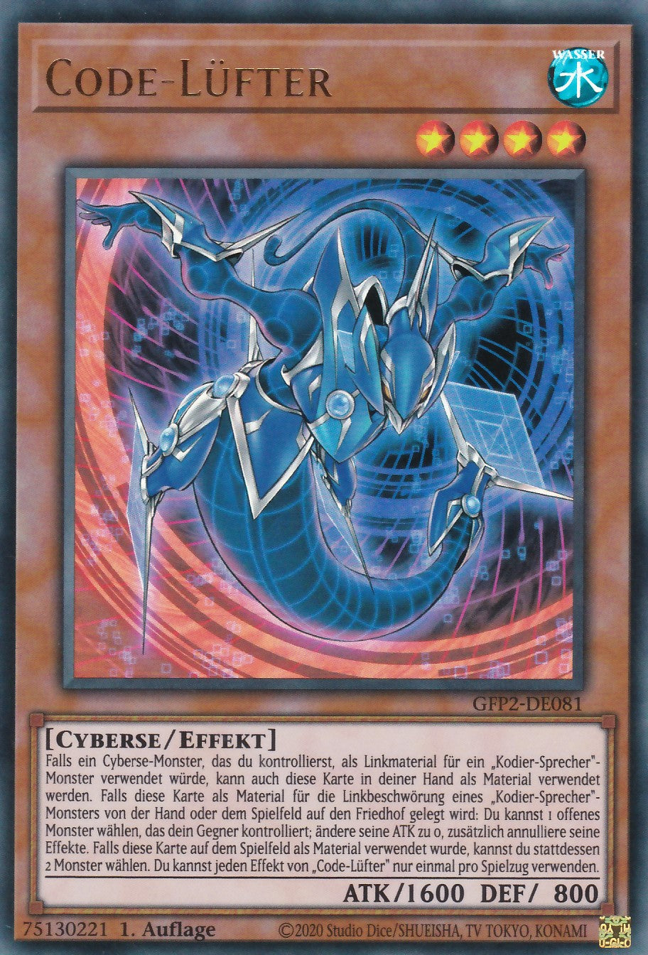 Code-Lüfter - GFP2-DE081 - Ultra Rare - Deutsch - 1. Auflage - Ghosts From the Past: The 2nd Haunting