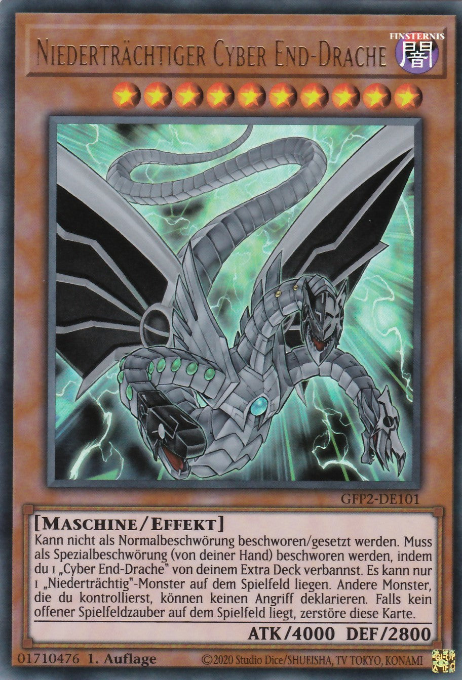 Niederträchtiger Cyber End-Drache - GFP2-DE101 - Ultra Rare - Deutsch - 1. Auflage - Ghosts From the Past: The 2nd Haunting
