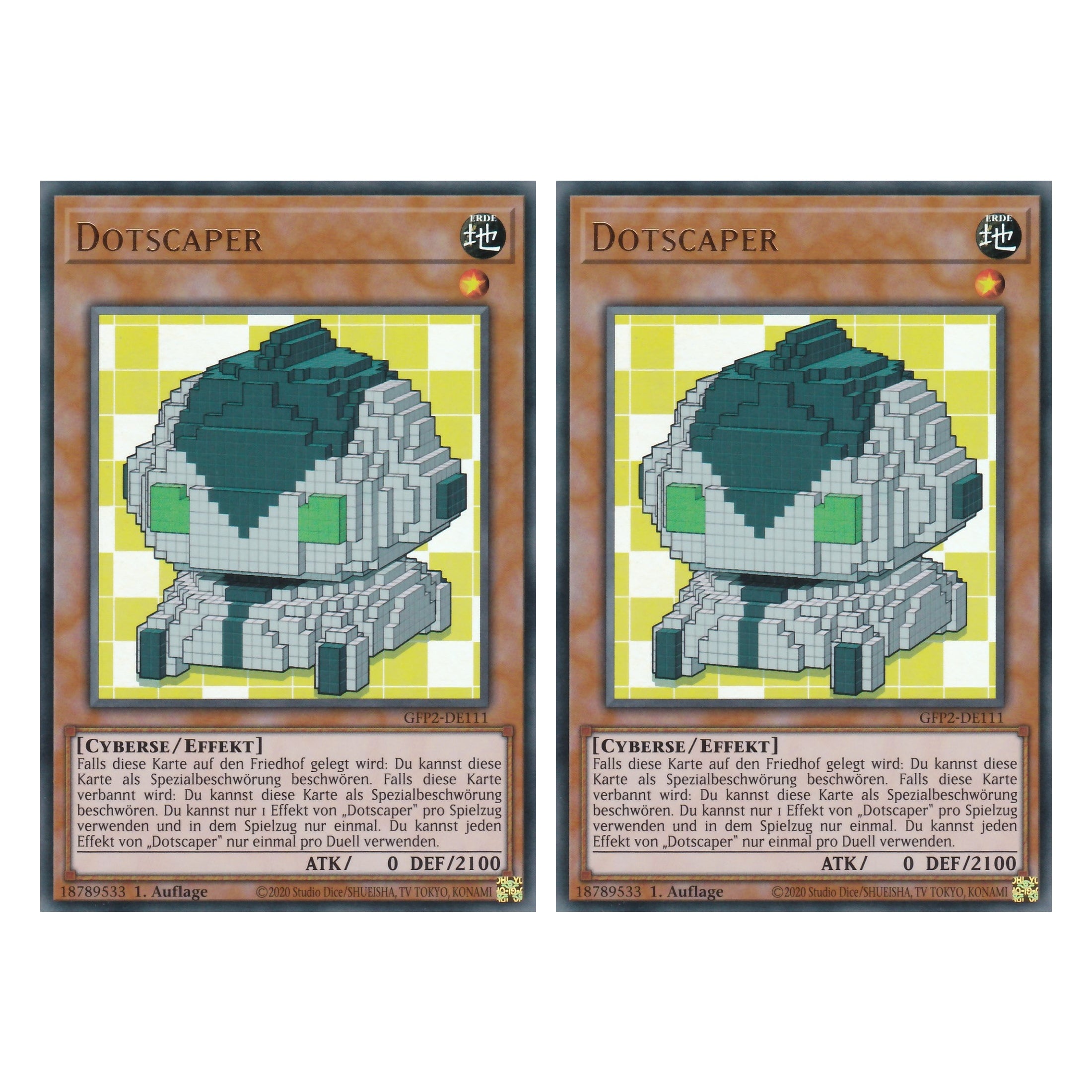 Dotscaper - GFP2-DE111 - Ultra Rare - Deutsch - 1. Auflage - Ghost from the Past II The Second Hunting - Yu-Gi-Oh! - Duo Set (2 Stück)