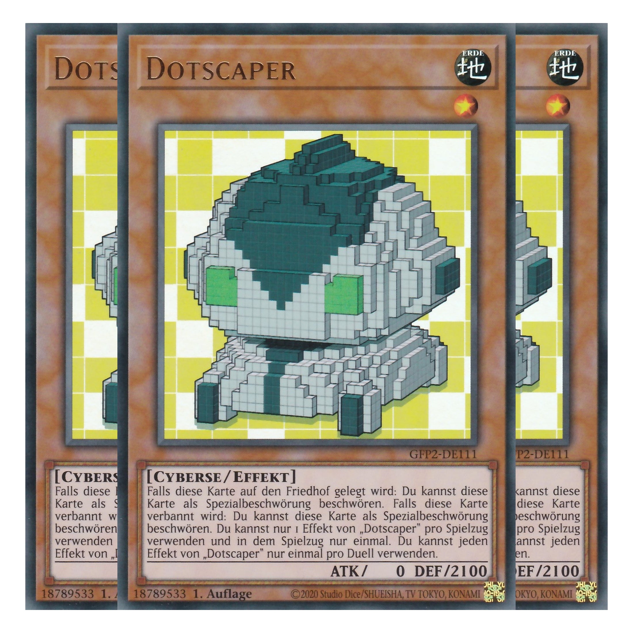 Dotscaper - GFP2-DE111 - Ultra Rare - Deutsch - 1. Auflage - Ghost from the Past II The Second Hunting - Yu-Gi-Oh! - Playset (3 Kopien)