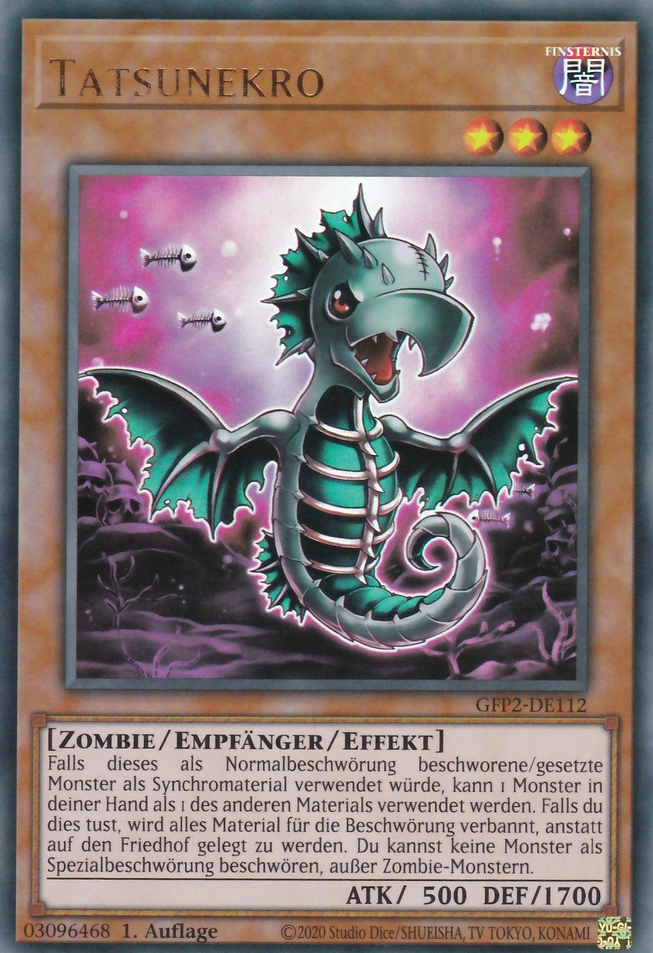 Tatsunekro - GFP2-DE112 - Ultra Rare - Deutsch - 1. Auflage - Ghosts From the Past: The 2nd Haunting