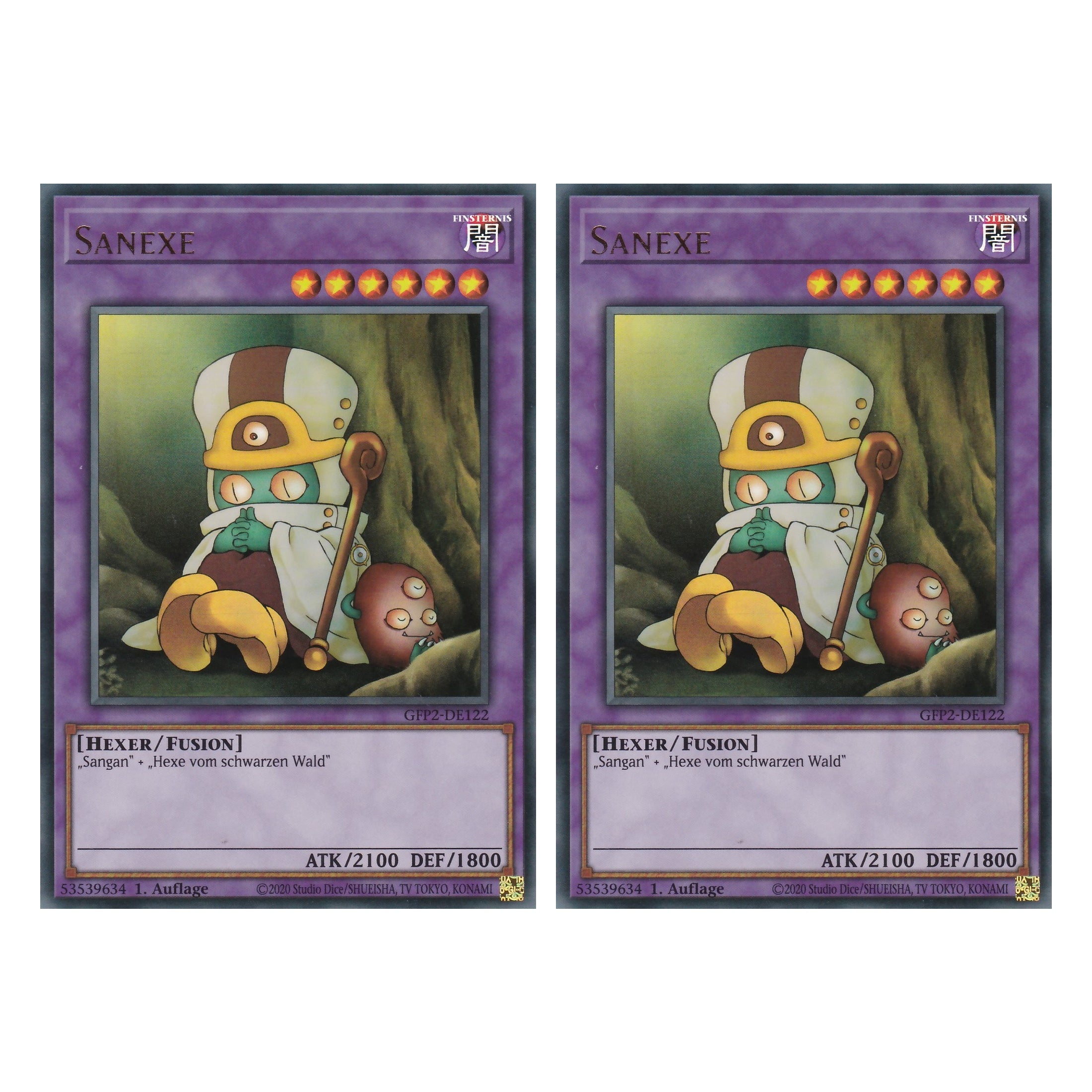 Sanexe - GFP2-DE122 - Ultra Rare - Deutsch - 1. Auflage - Ghost from the Past II The Second Hunting - Yu-Gi-Oh! - Duo Set (2 Stück)