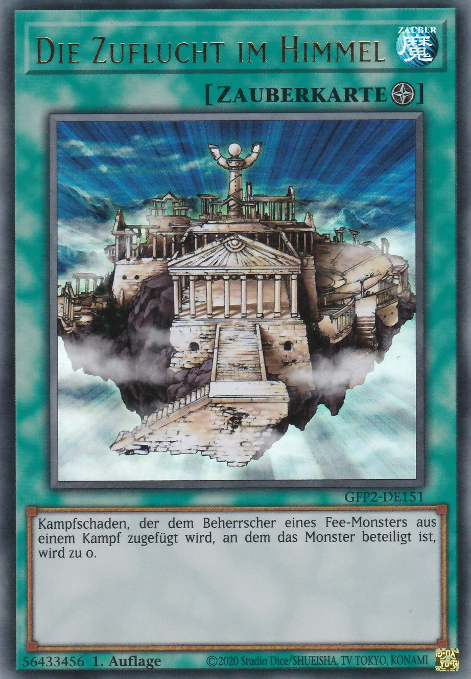 Die Zuflucht im Himmel - GFP2-DE151 - Ultra Rare - Deutsch - 1. Auflage - Ghosts From the Past: The 2nd Haunting