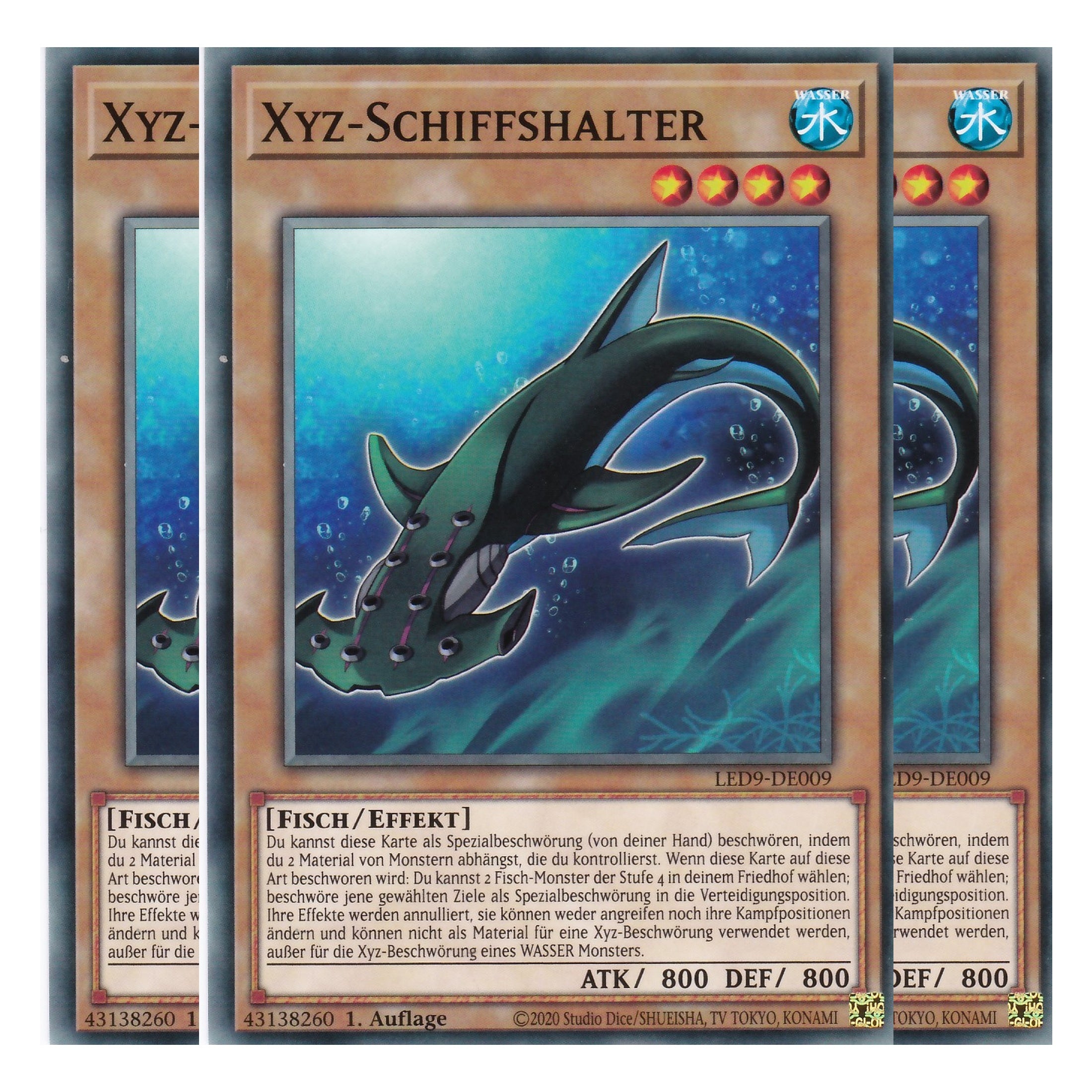 Xyz-Schiffshalter - LED9-DE009 - Common - Deutsch - 1. Auflage - Legendary Duelists: Duels From the Deep - Playset (3 Kopien)